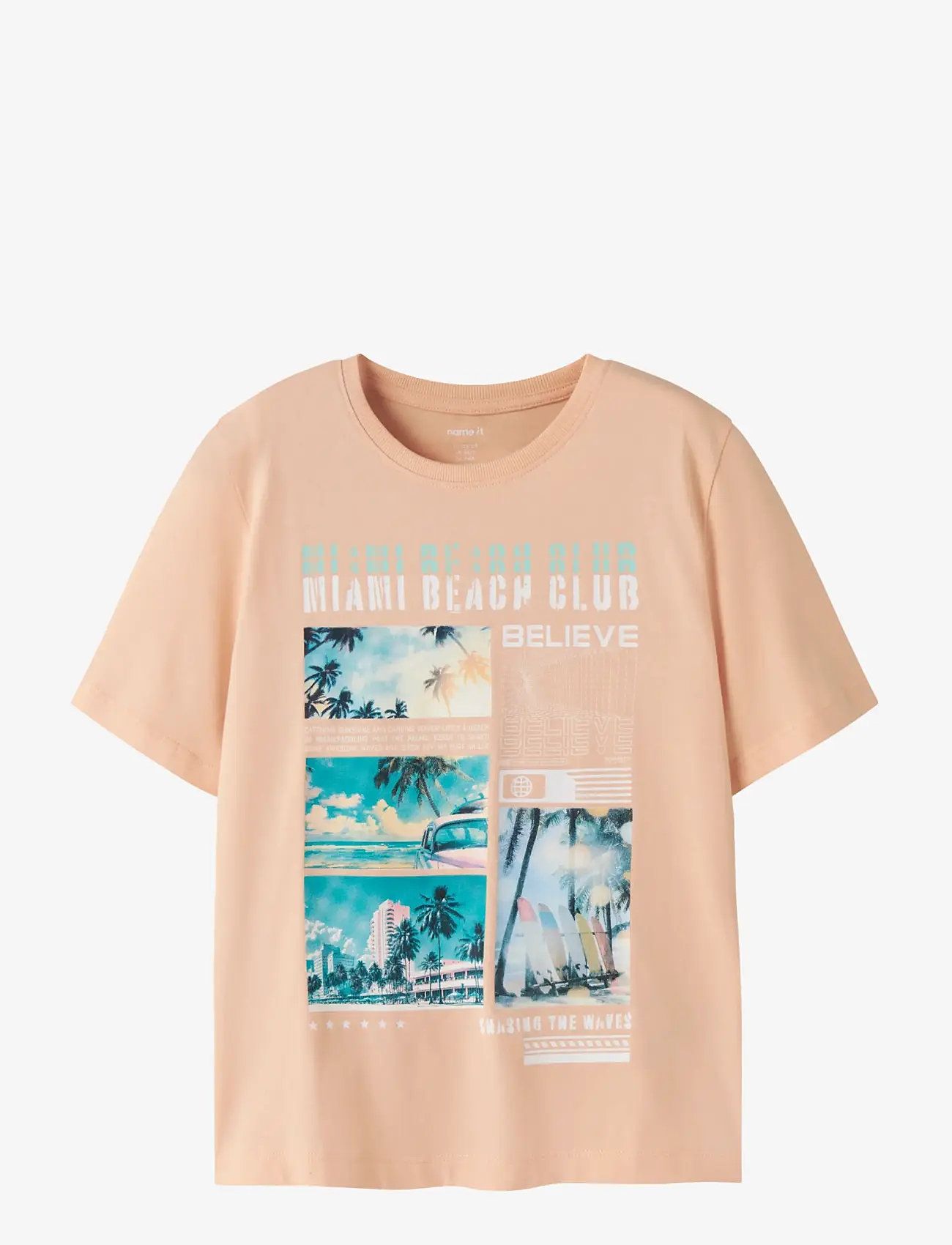 name it - NKMVOTO SS NREG TOP - kortærmede t-shirts - peach fuzz - 0