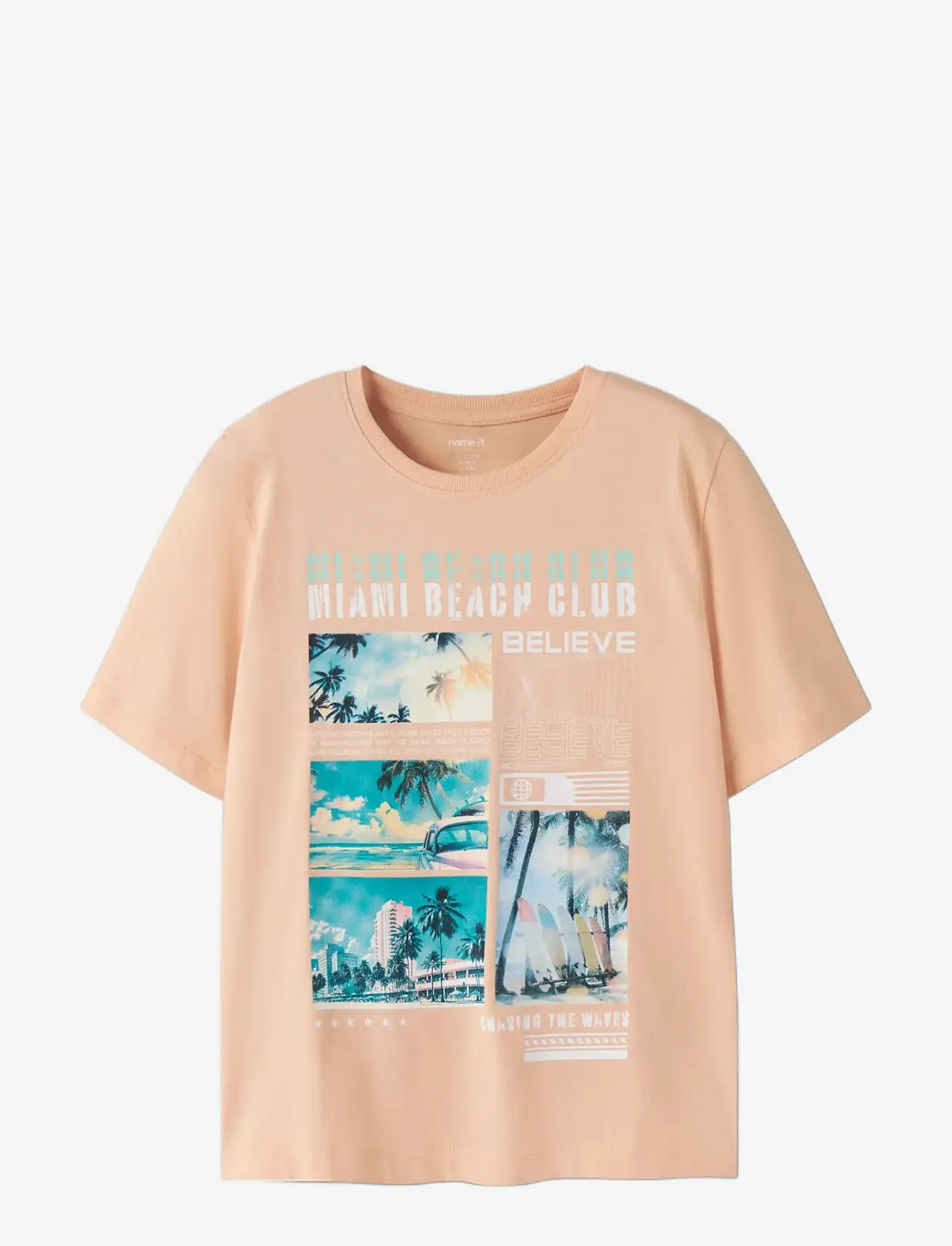 name it - NKMVOTO SS NREG TOP - kortærmede t-shirts - peach fuzz - 2