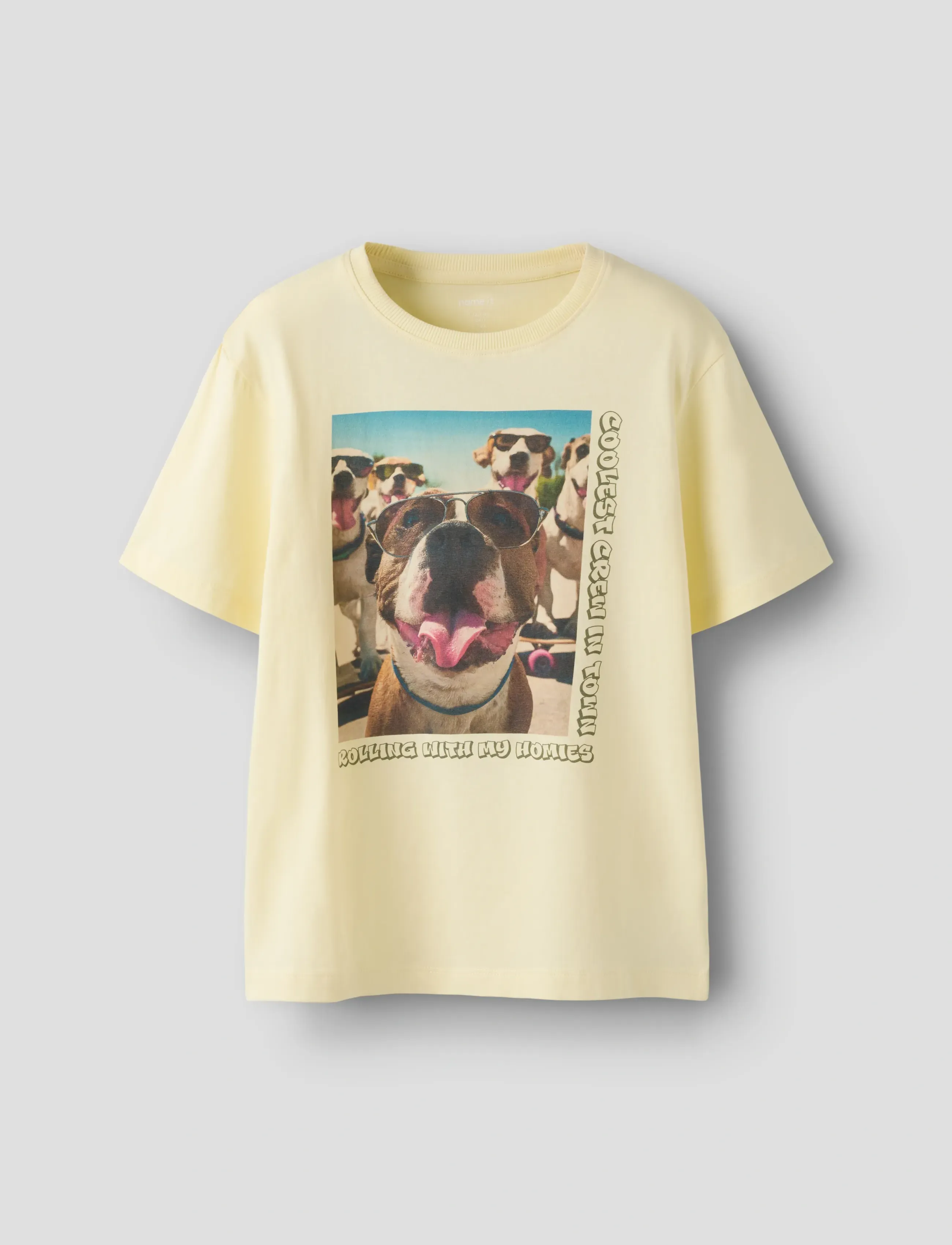 name it NKMVOTO SS NREG TOP - Överdelar - PEAR SORBET / yellow