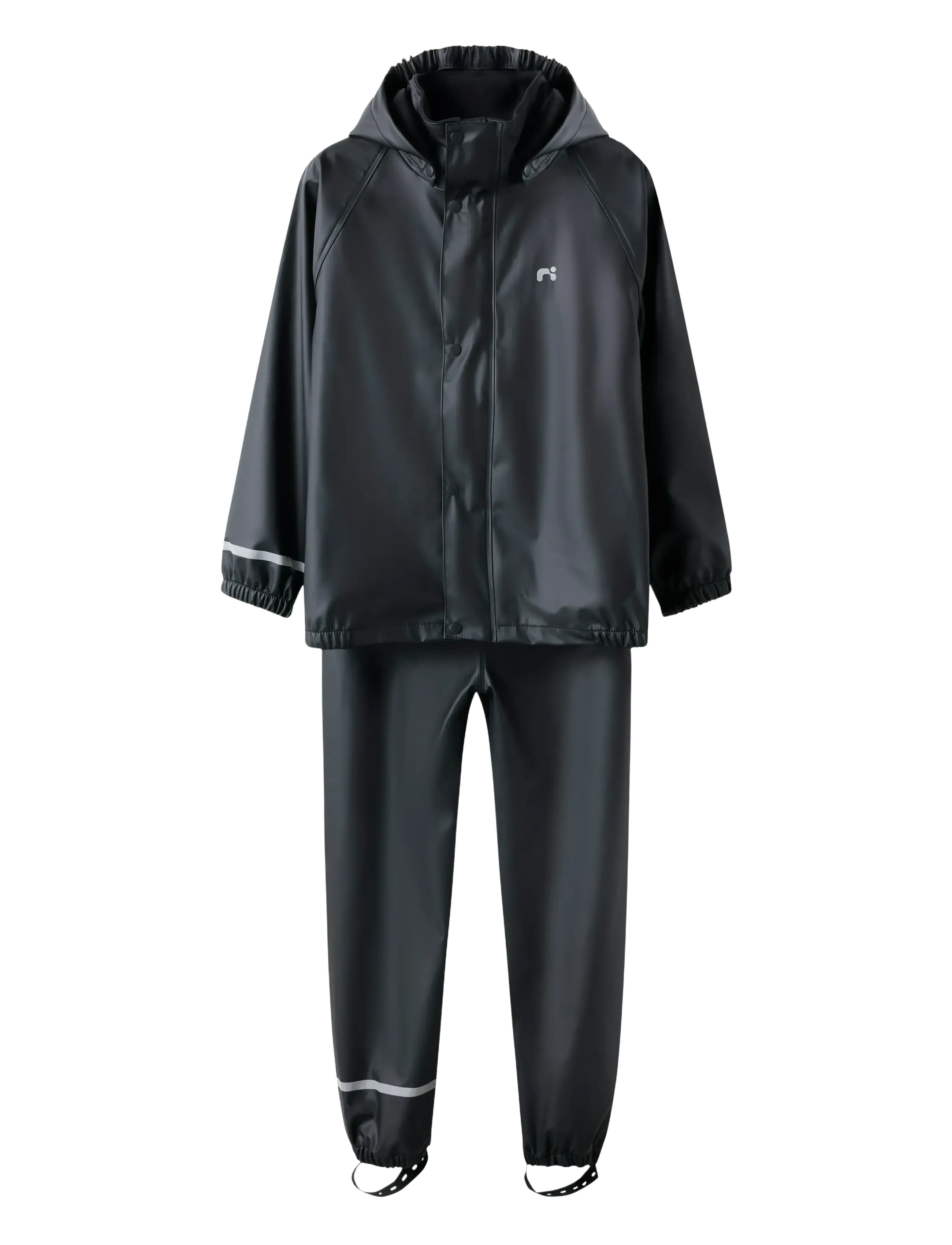 name it NKNDRY10 RAIN SET FO NOOS - Regnkläder - BLACK / black