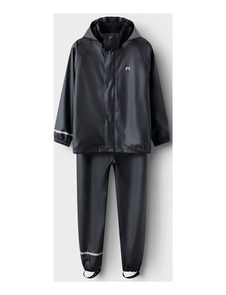 name it - NKNDRY10 RAIN SET FO NOOS - regnsæt - black - 3