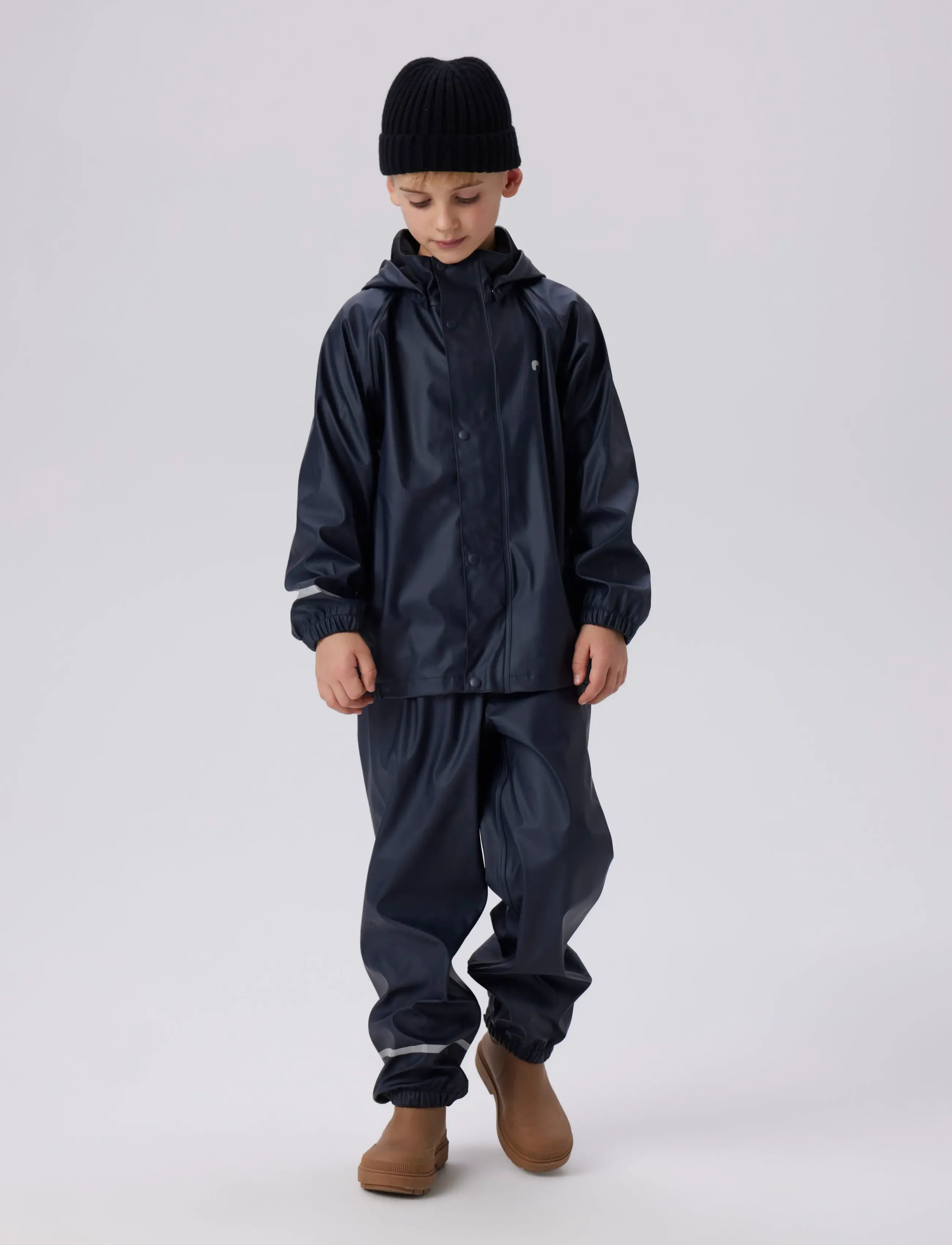 name it Nkndry10 Rain Set Fo Noos, Børn, Regnsæt, Navy, Str: 158