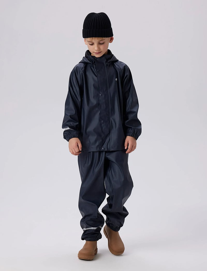 name it - NKNDRY10 RAIN SET FO NOOS - sett og föt - dark sapphire - 0