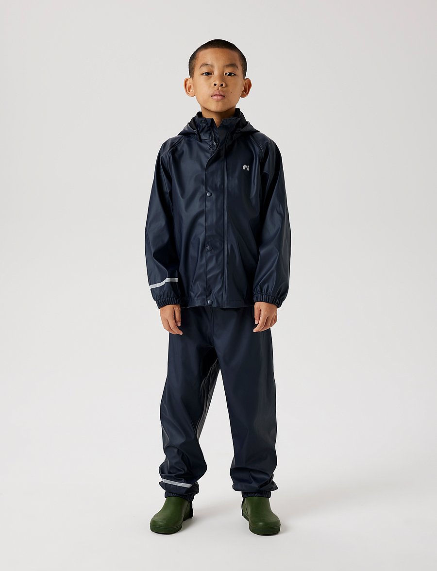 name it - NKNDRY10 RAIN SET FO NOOS - regnsæt - dark sapphire - 5