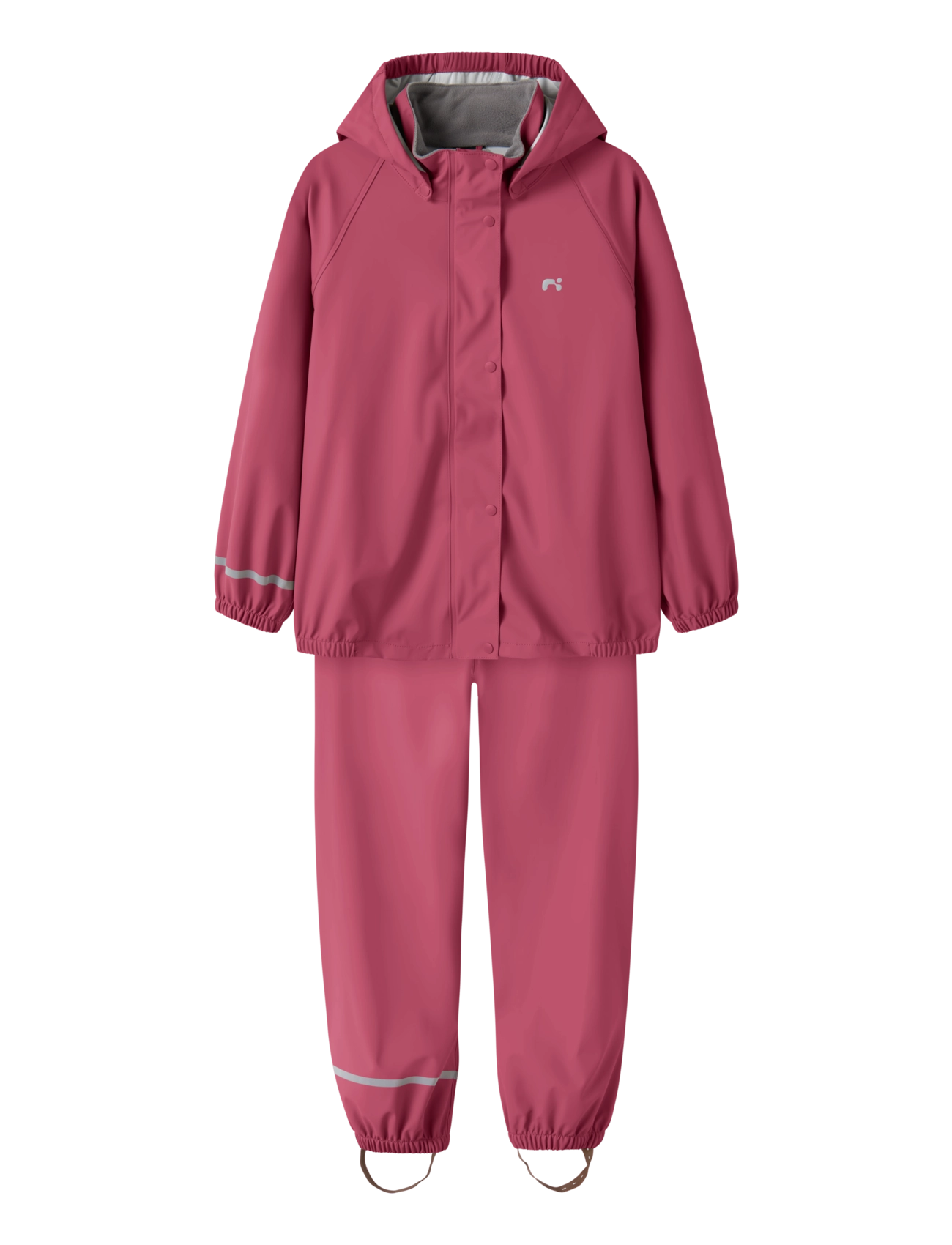 name it Nkndry10 Rain Set Fo Noos, Børn, Regnsæt, Pink, Str: 92