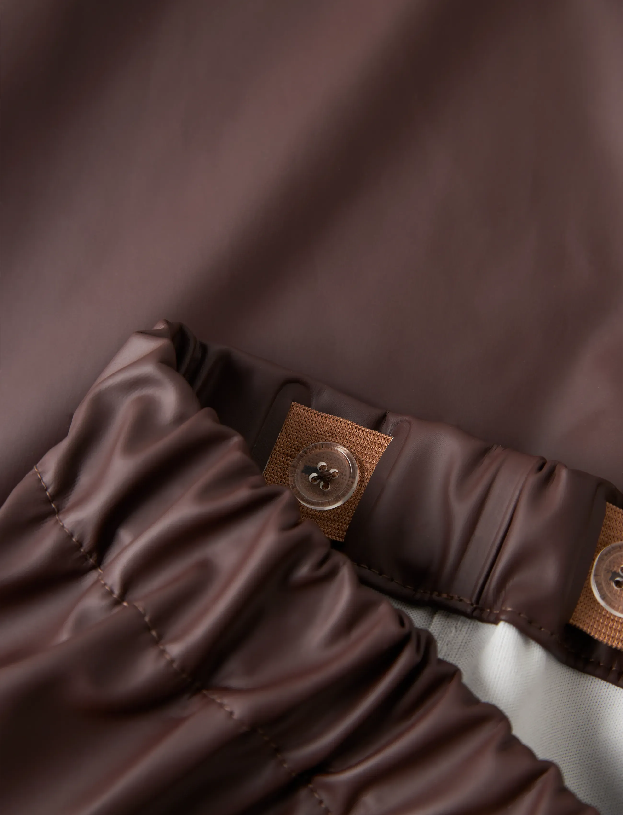 name it - NKNDRY10 RAIN SET FO NOOS - regensets - seal brown - 3