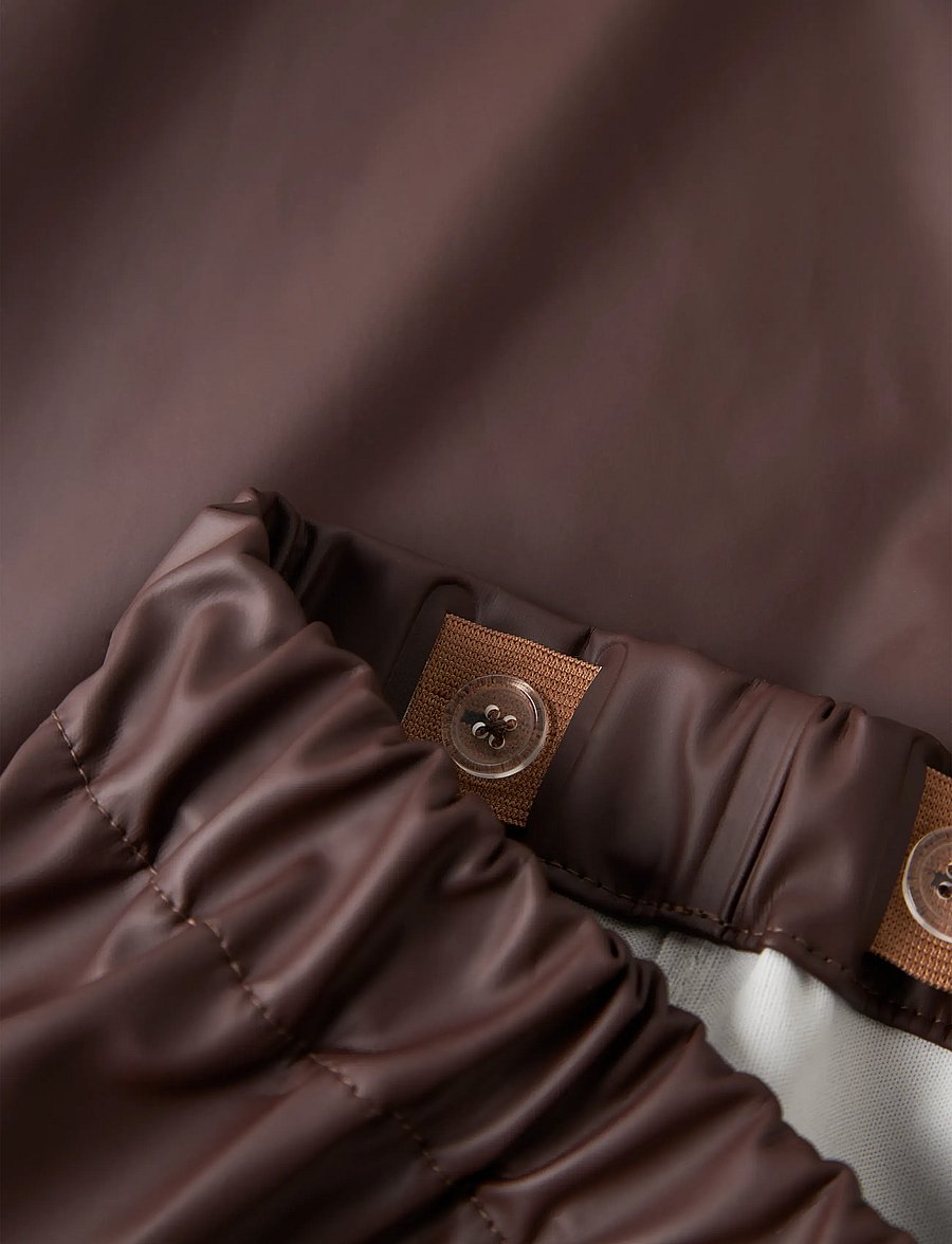 name it - NKNDRY10 RAIN SET FO NOOS - regensets - seal brown - 3