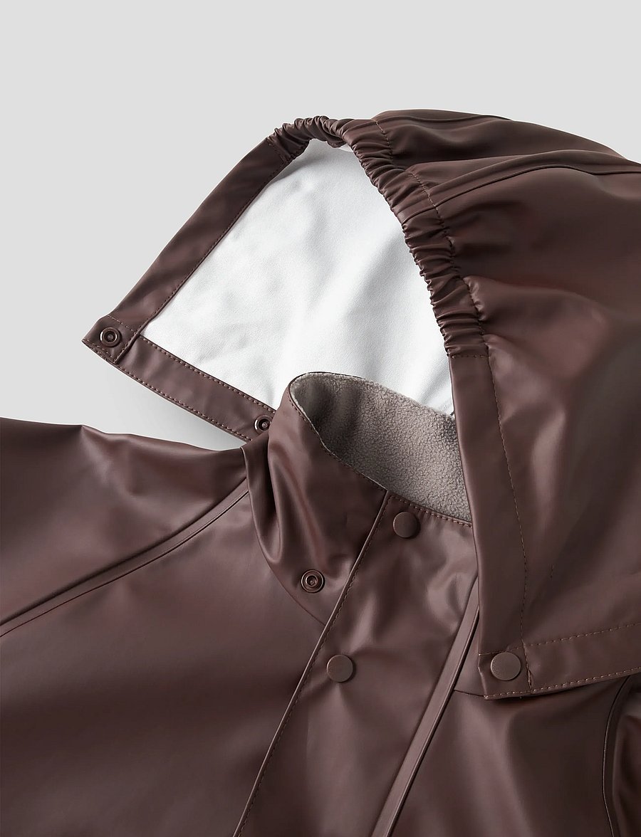 name it - NKNDRY10 RAIN SET FO NOOS - regensets - seal brown - 4