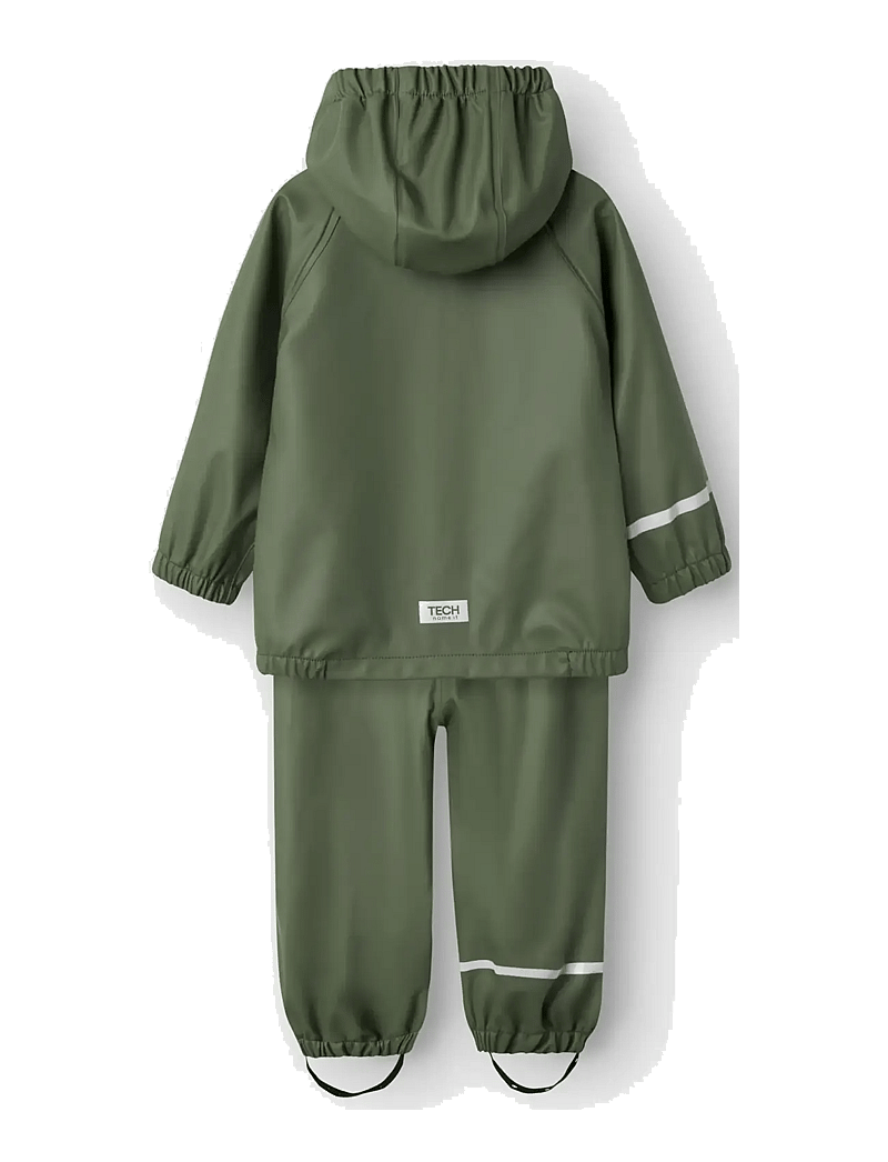 name it - NKNDRY10 RAIN SET FO NOOS - vihmakomplektid - thyme - 1