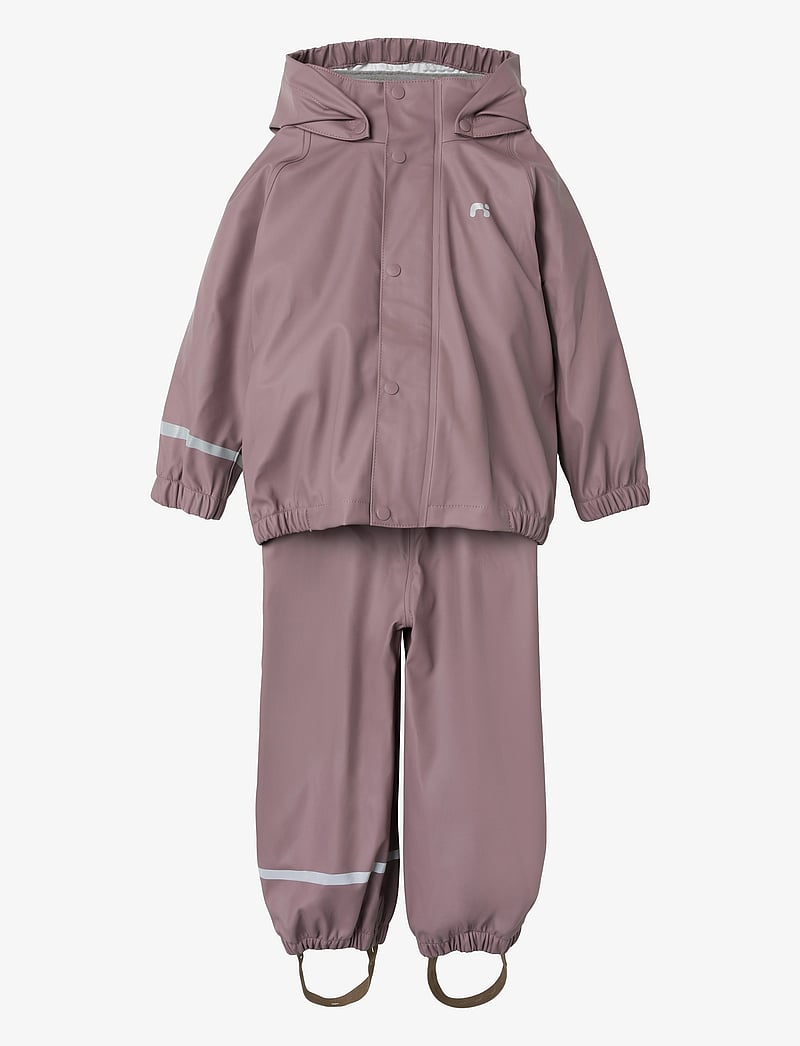 name it - NKNDRY10 RAIN SET FO NOOS - regnställ - wistful mauve - 0
