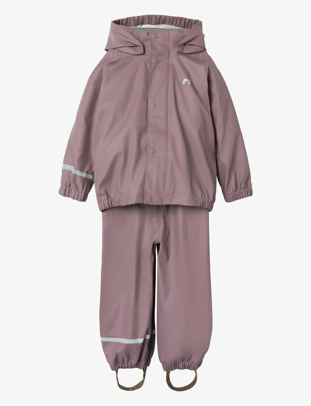 name it - NKNDRY10 RAIN SET FO NOOS - regnställ - wistful mauve - 0