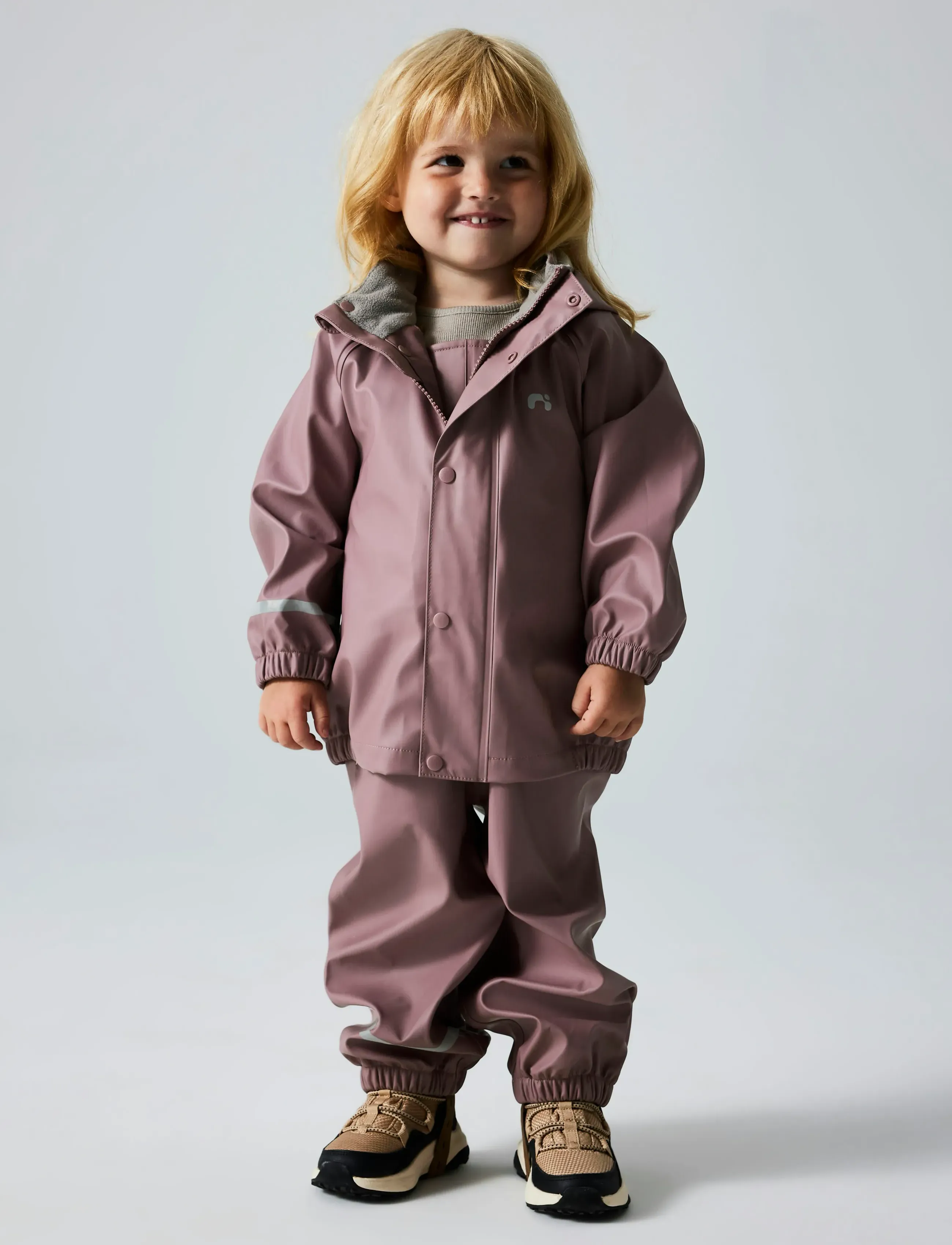 name it - NKNDRY10 RAIN SET FO NOOS - odzież wierzchnia - wistful mauve - 3