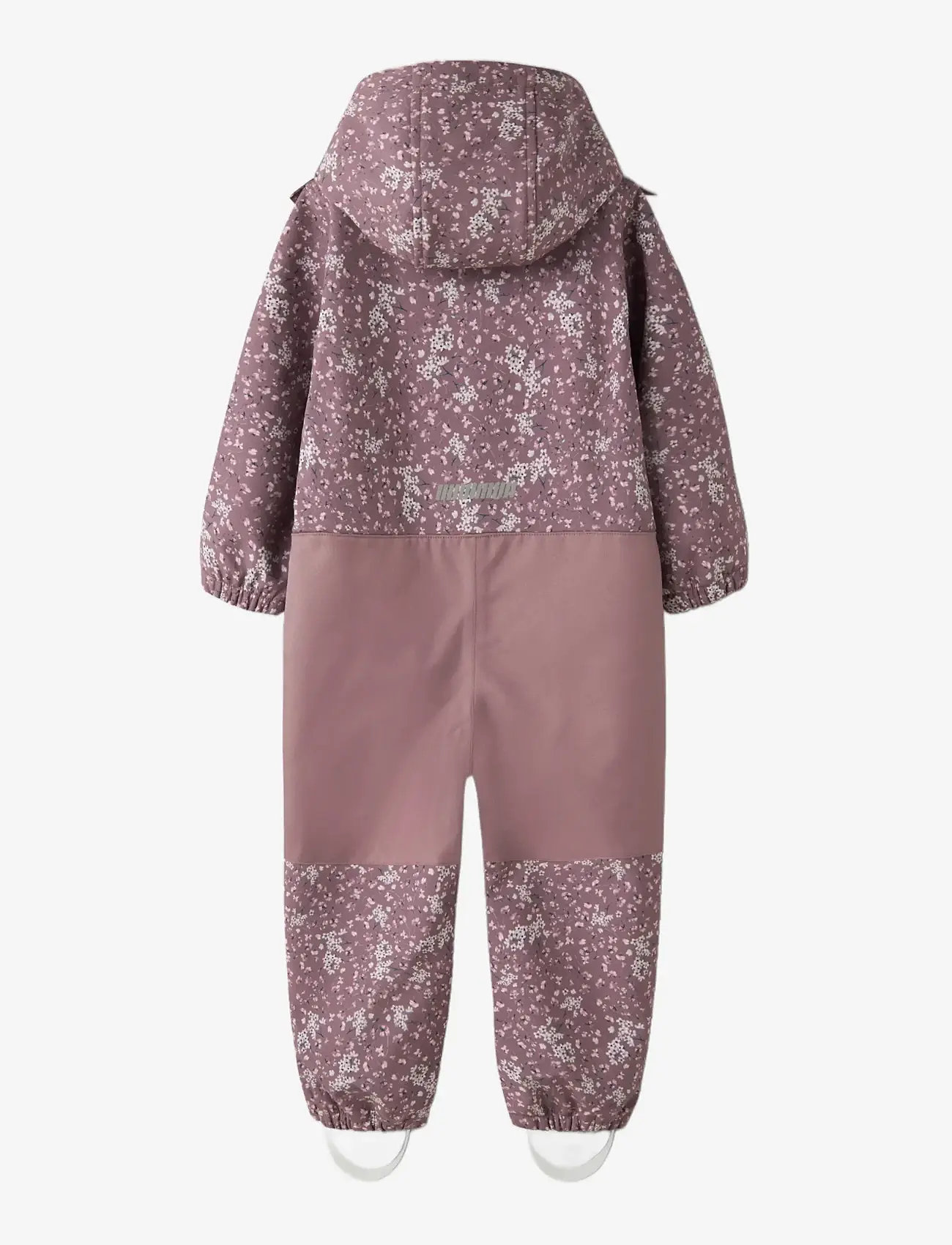 name it - NMFALFA08 SOFTSHELL SUIT FRILL FO - koorikkombinesoonid - grape shake - 2