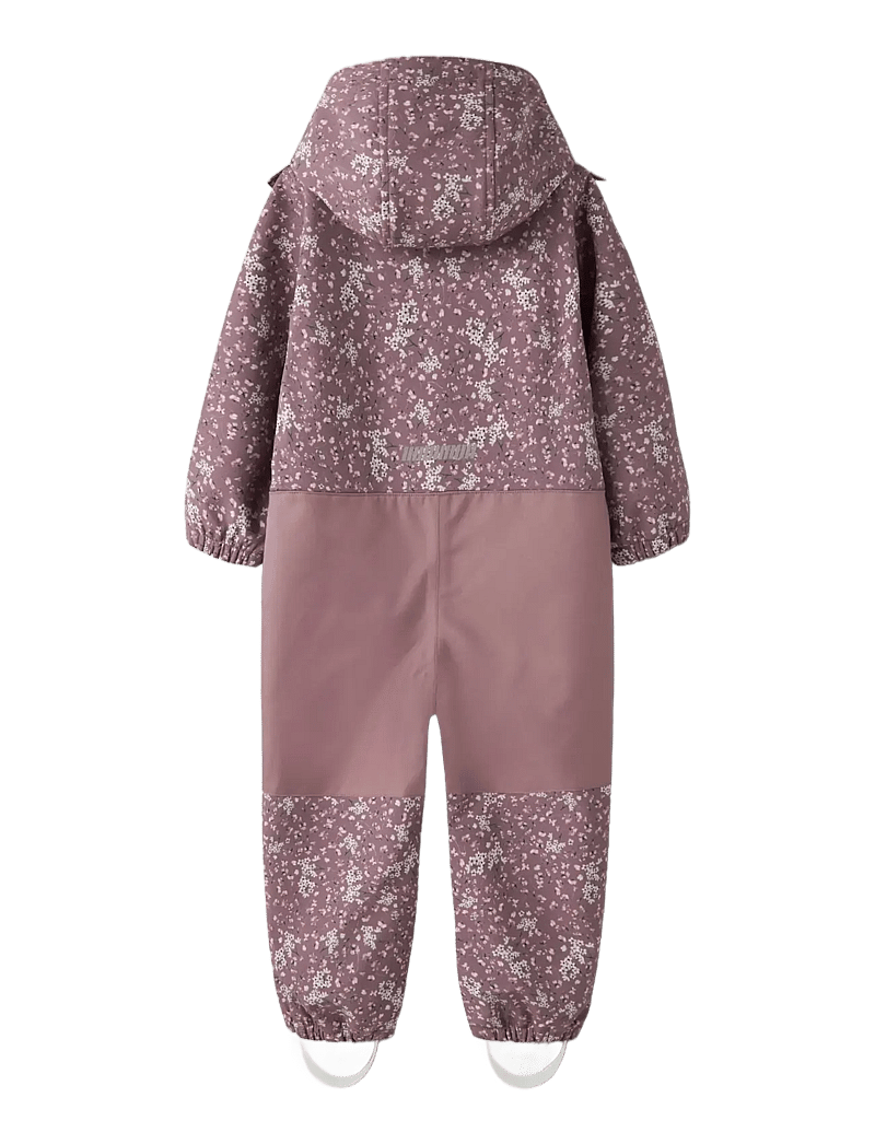name it - NMFALFA08 SOFTSHELL SUIT FRILL FO - softshell-overalls - grape shake - 2