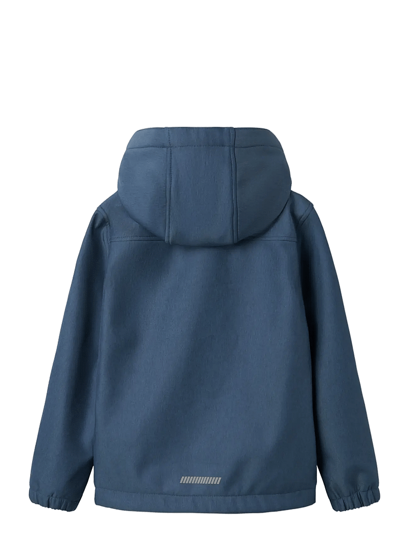 name it - NMMALFA08 SOFTSHELL JACKET DYLAN FO - softshell-jacken - sargasso sea - 1