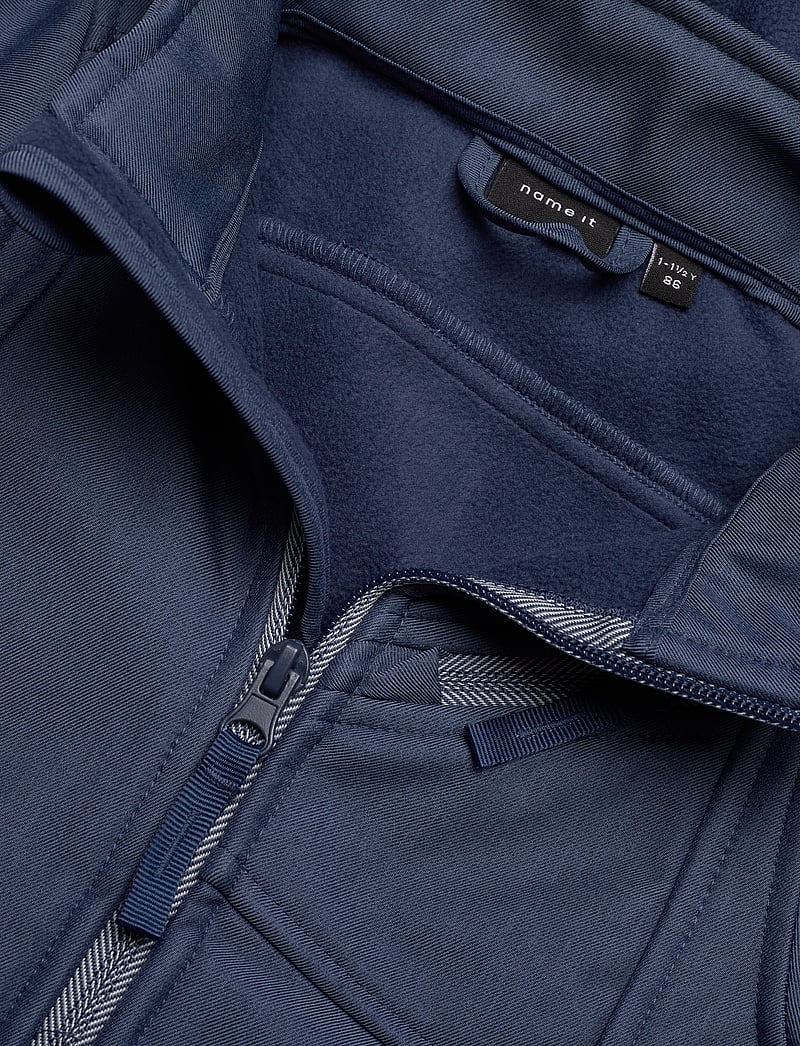 name it - NMMALFA08 SOFTSHELL JACKET DYLAN FO - softshell-jacken - sargasso sea - 3
