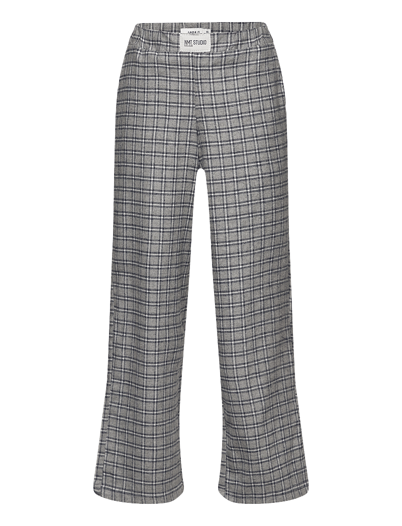 name it - NKNSTRANE PANT BOX - bukser - grey melange - 1
