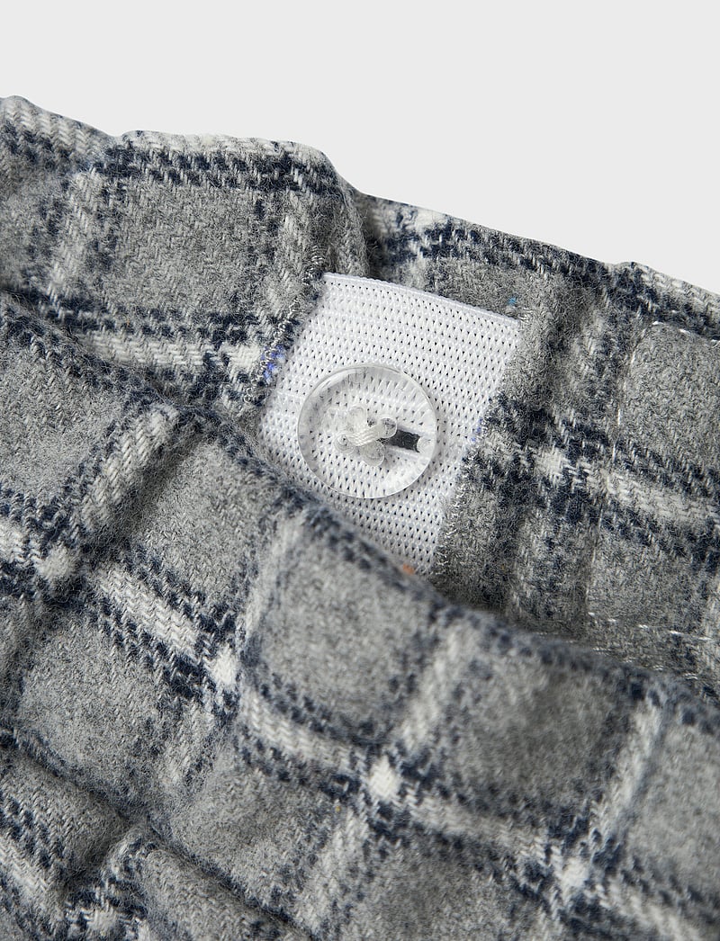 name it - NKNSTRANE PANT BOX - bukser - grey melange - 3