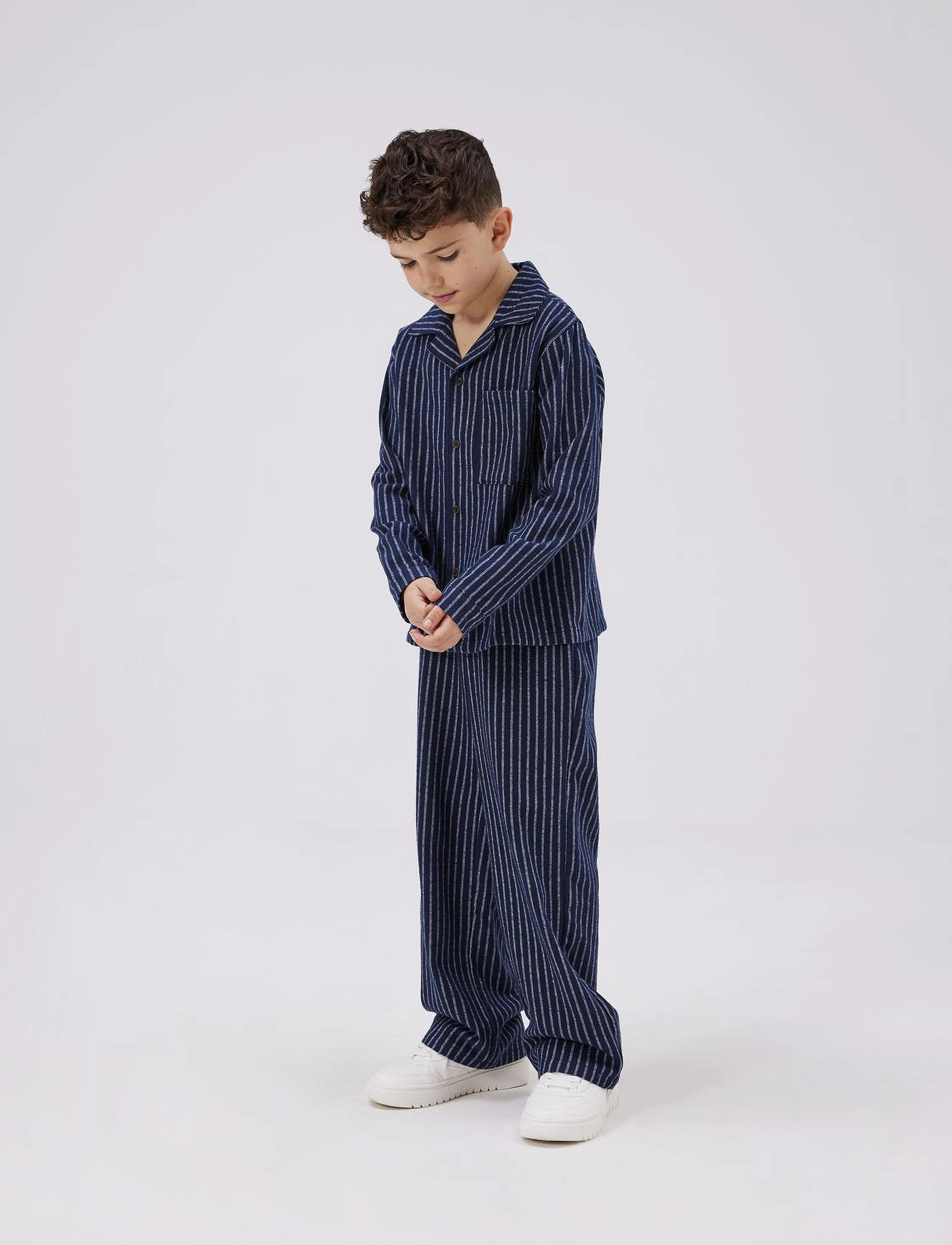 name it - NKNSTRANE PANT BOX - lägsta priserna - grey melange - 4