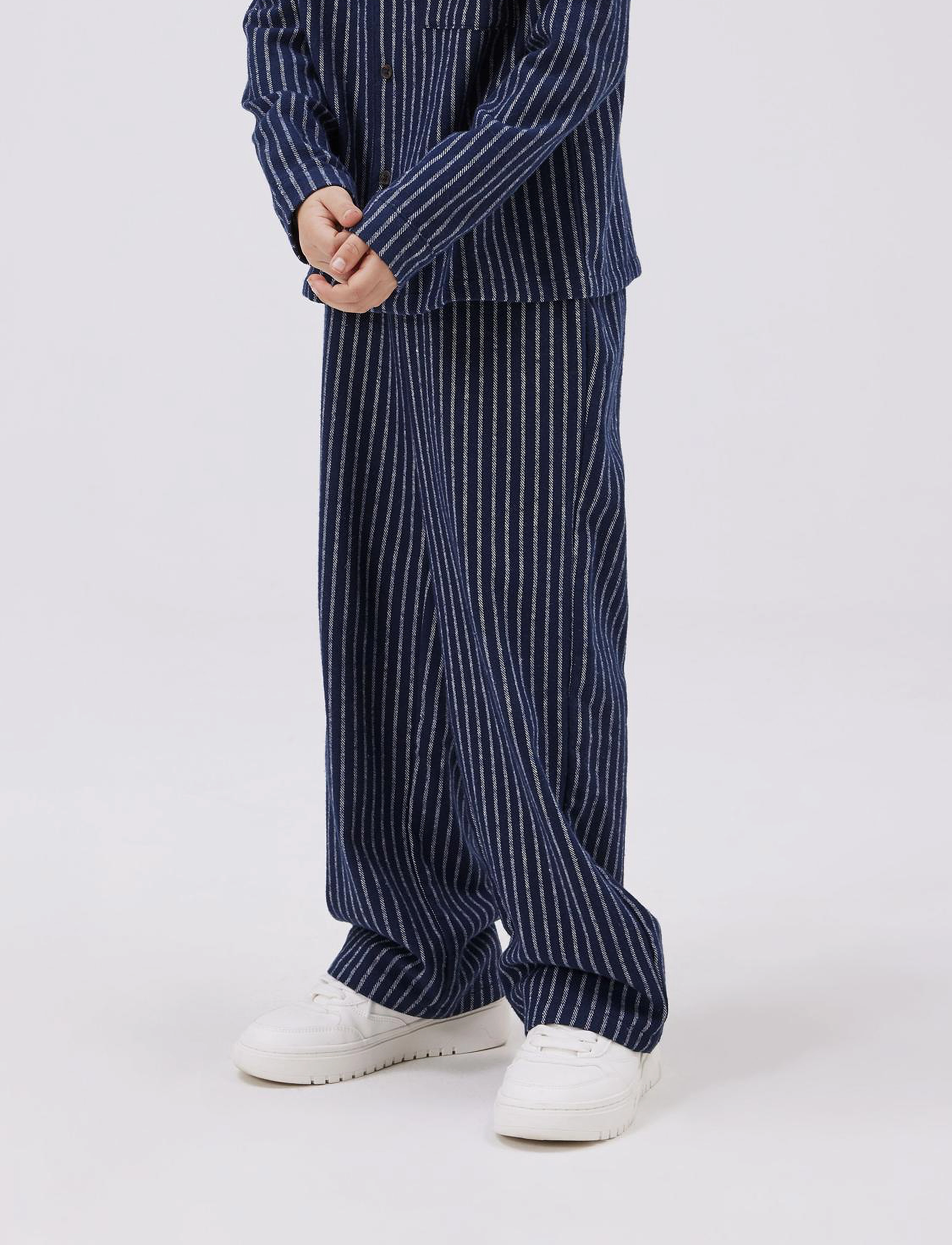 name it - NKNSTRANE PANT BOX - hosen - navy blazer - 3