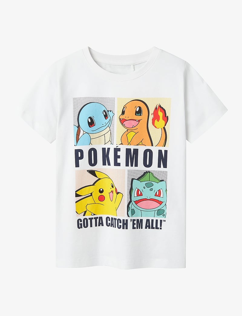 name it - NKMDAZZ POKEMON NREG SS TOP BOX NOOS SKY - kurzärmelige - bright white - 1