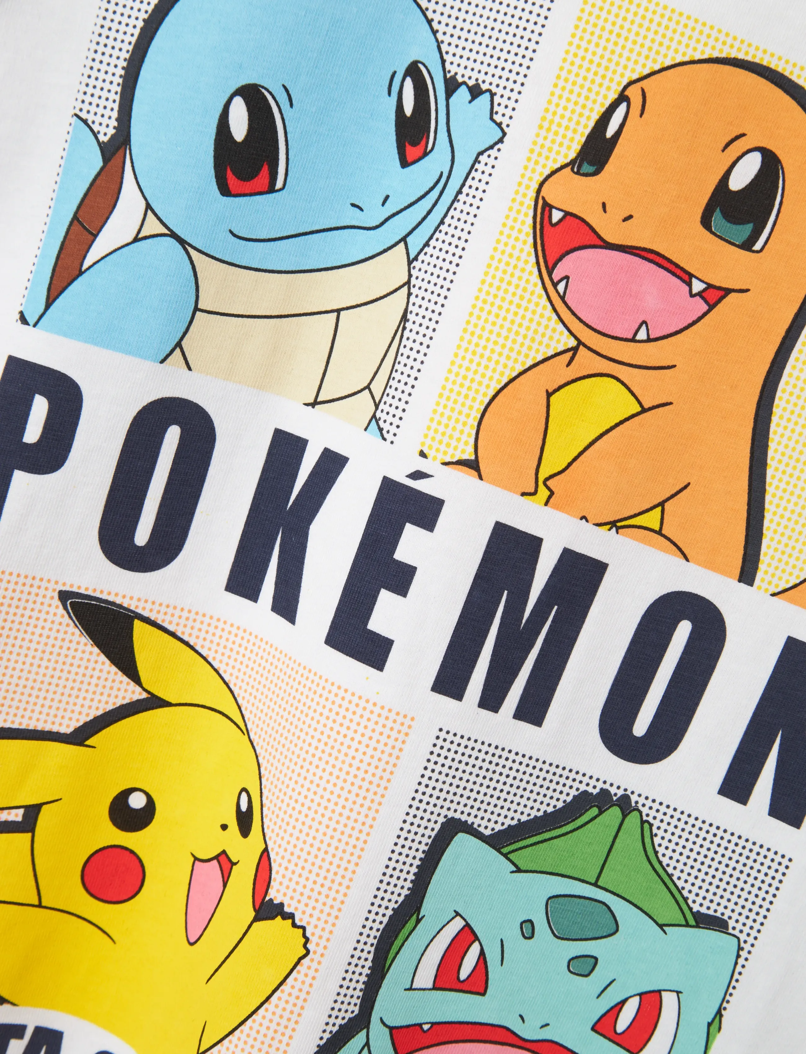 name it - NKMDAZZ POKEMON NREG SS TOP BOX NOOS SKY - lühikeste varrukatega t-särgid - bright white - 3