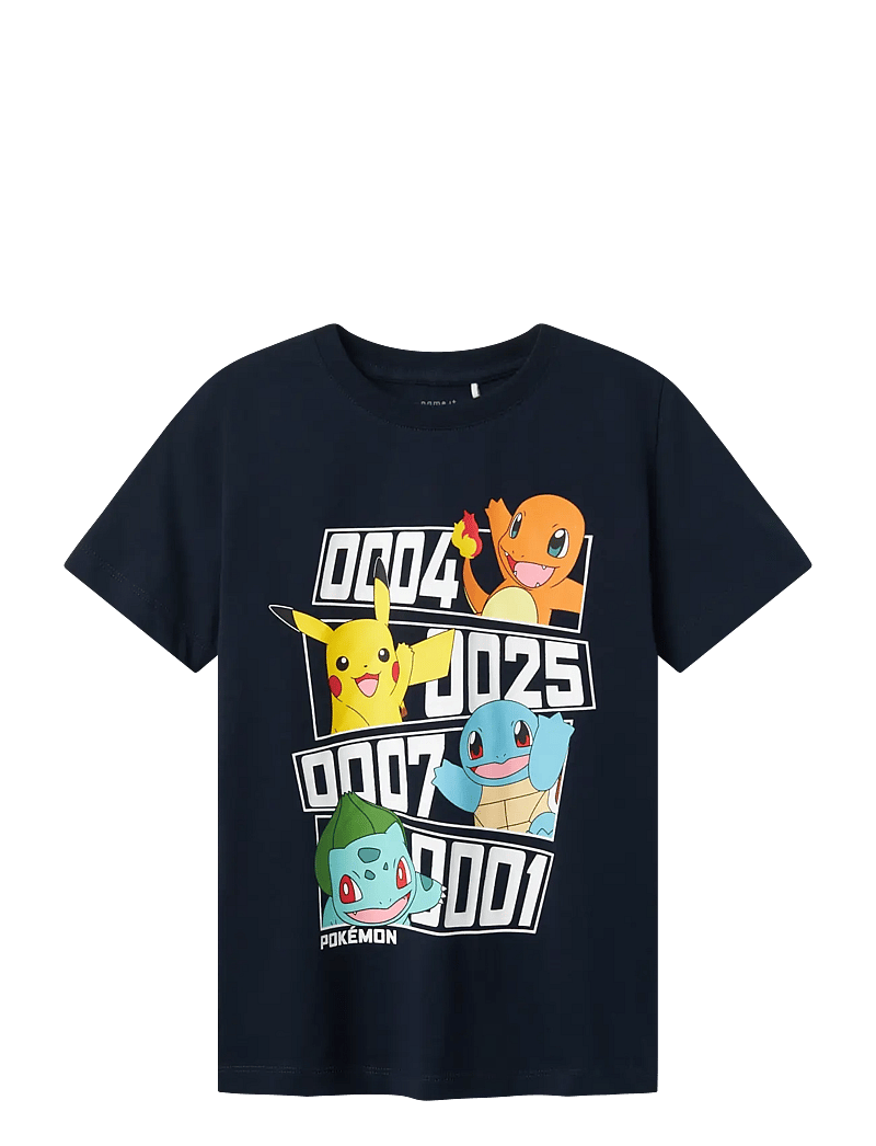 name it - NKMDAZZ POKEMON NREG SS TOP BOX NOOS SKY - kurzärmelige - dark sapphire - 0
