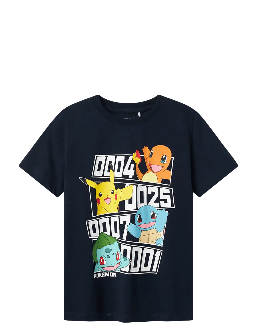 name it - NKMDAZZ POKEMON NREG SS TOP BOX NOOS SKY - kurzärmelige - dark sapphire - 0