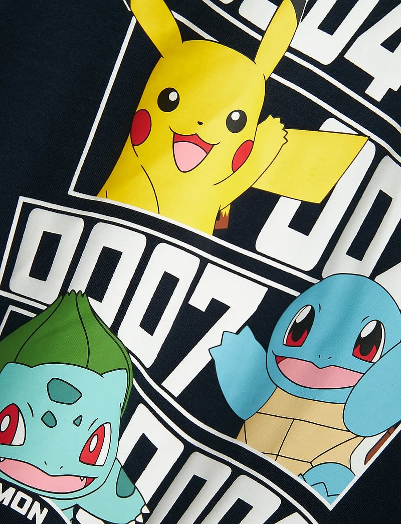 name it - NKMDAZZ POKEMON NREG SS TOP BOX NOOS SKY - kurzärmelige - dark sapphire - 3