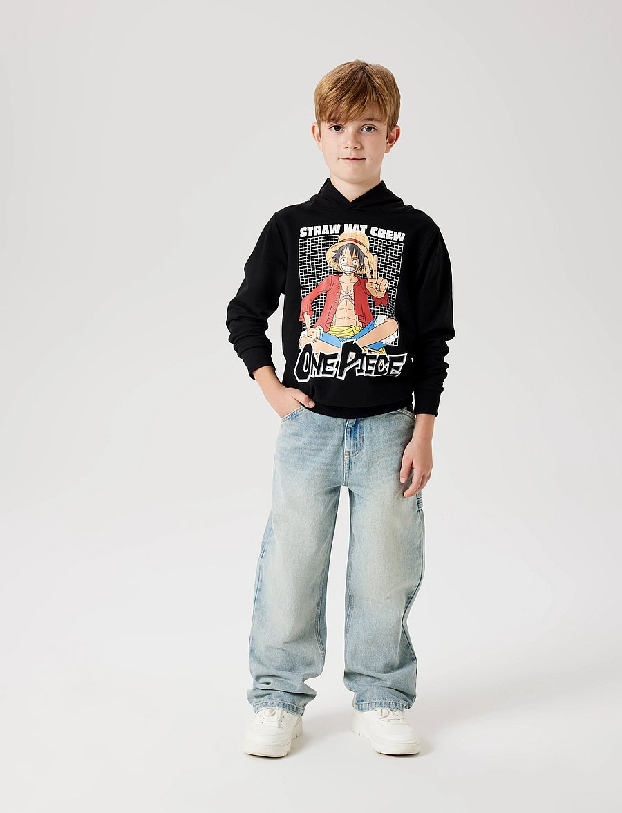 name it - NKMDYN ONEPIECE NREG SWEAT WH NOOS VDE - kapuzenpullover - black - 0