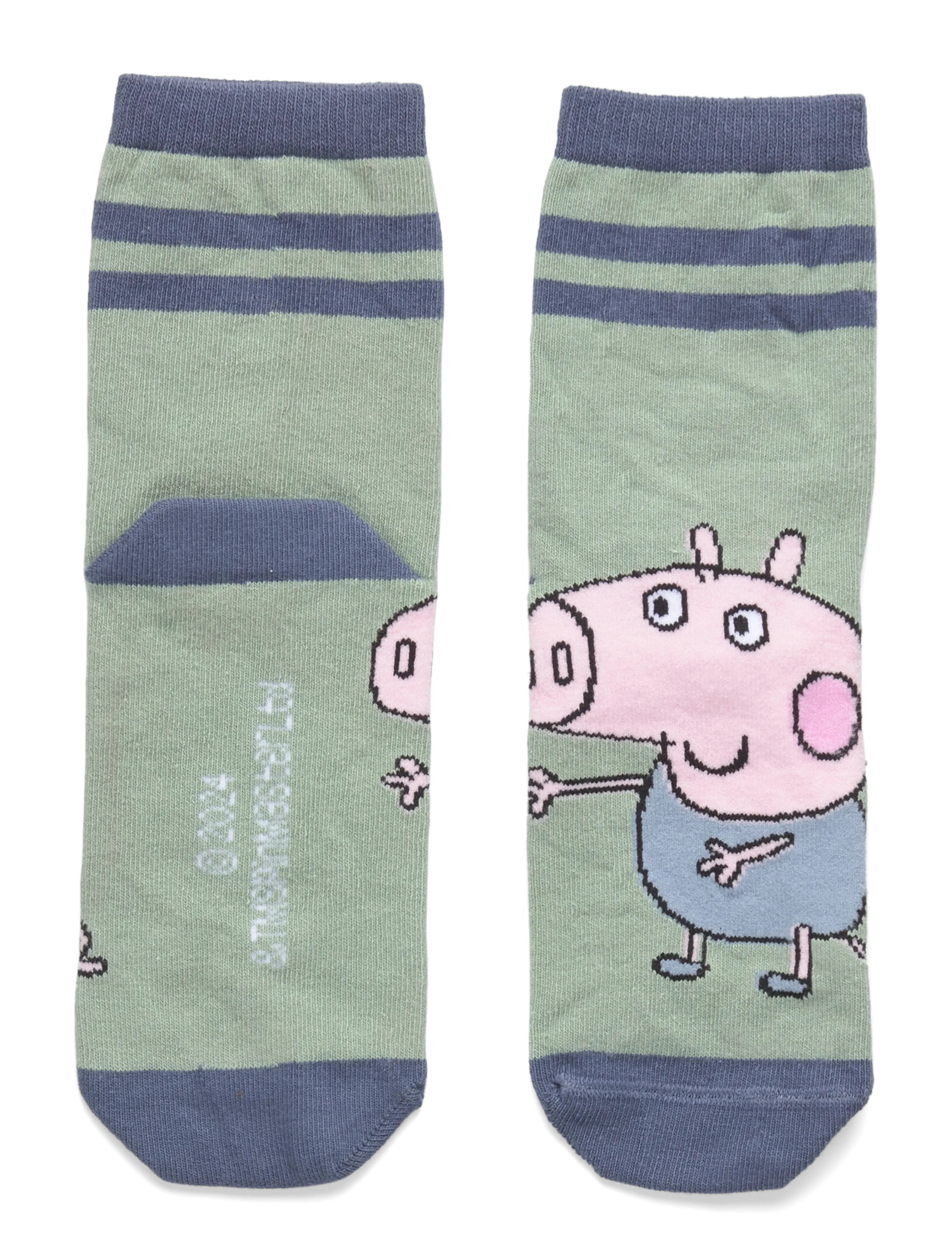 name it NMMADINIS PEPPAPIG SOCK CPLG - Kläder - BERING SEA / green