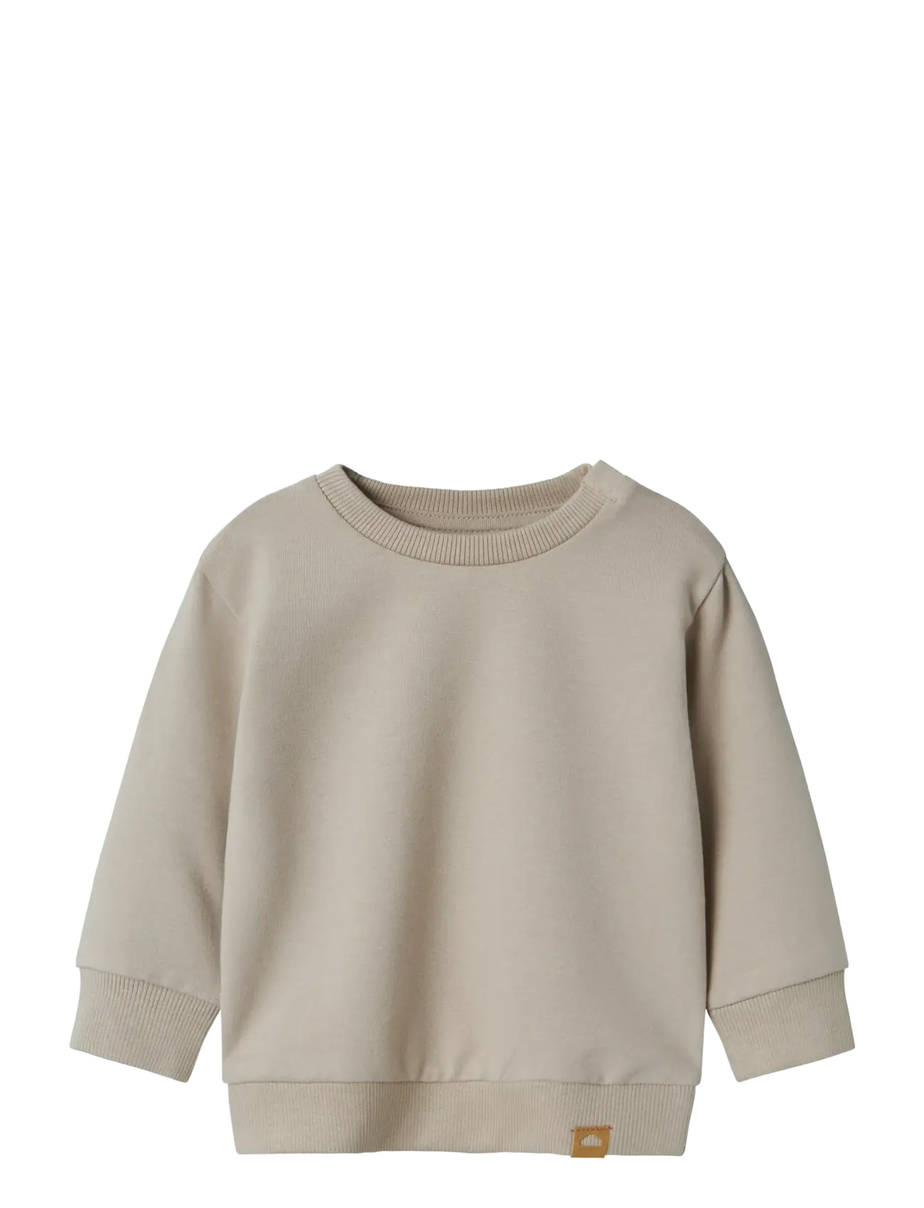 name it NBNTAKKI LS SWEAT NOOS - Overdele - PURE CASHMERE / beige