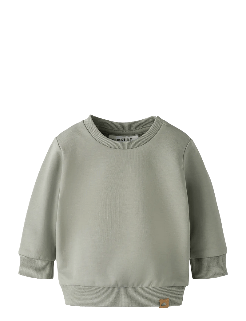 name it - NBNTAKKI LS SWEAT NOOS - sweatshirts - shadow - 1