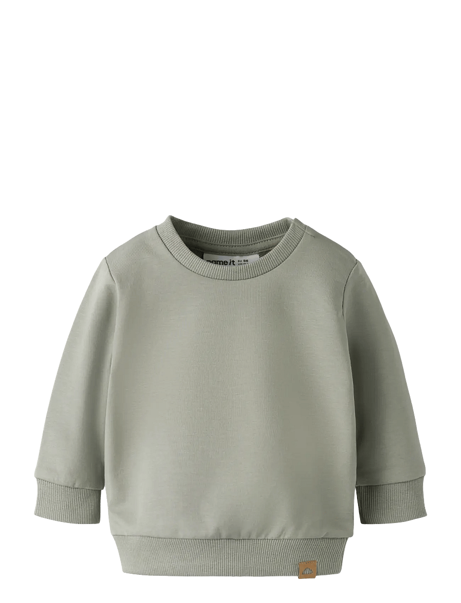name it - NBNTAKKI LS SWEAT NOOS - dressipluusid - shadow - 1