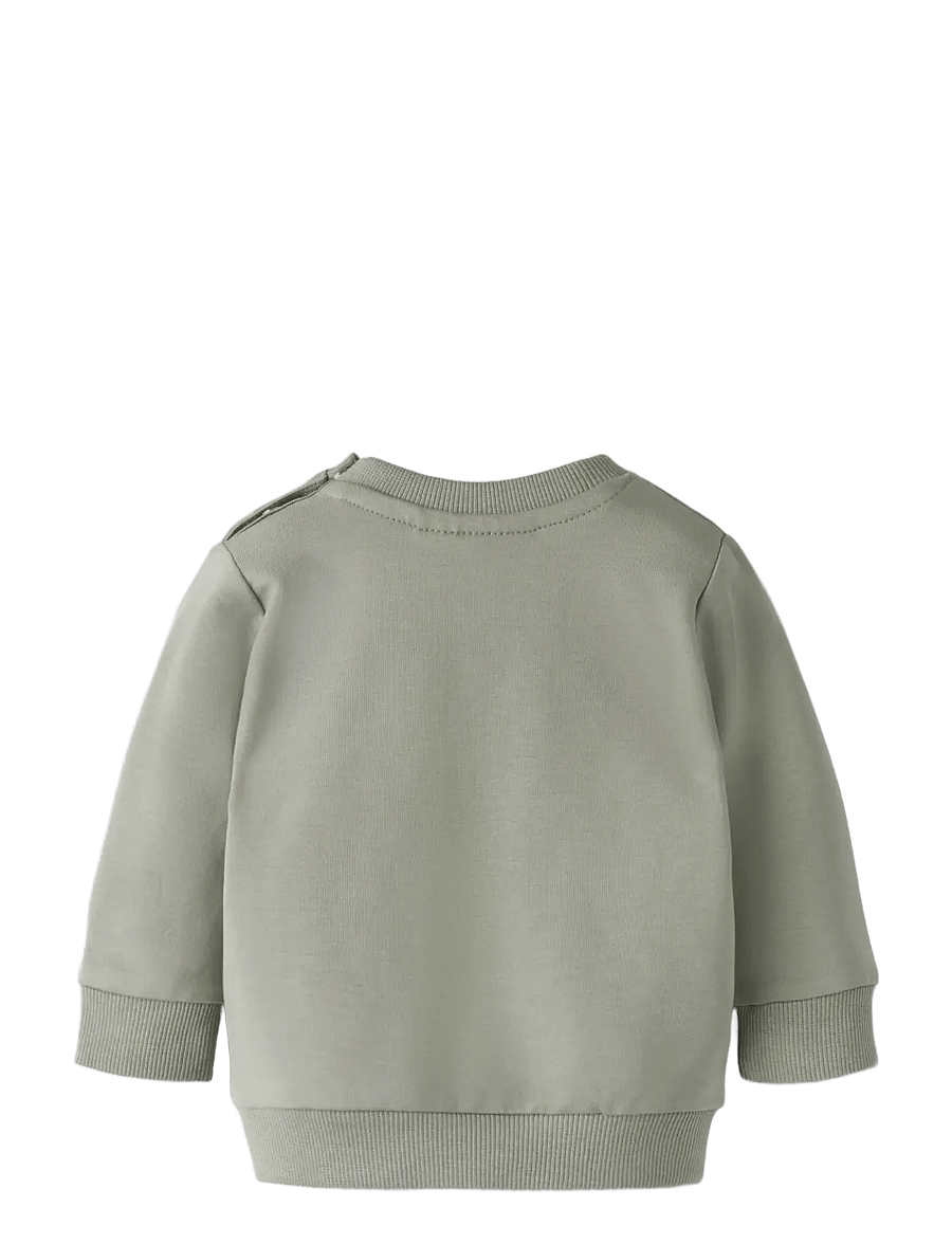 name it - NBNTAKKI LS SWEAT NOOS - sporta džemperi - shadow - 2