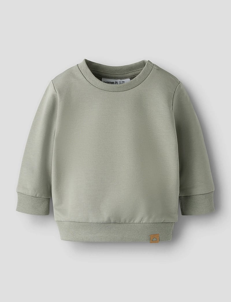 name it - NBNTAKKI LS SWEAT NOOS - sweatshirts - shadow - 0
