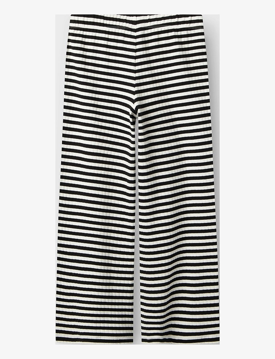 name it - NKFSURAJA STRAIGHT PANT NOOS - bukser - black - 1