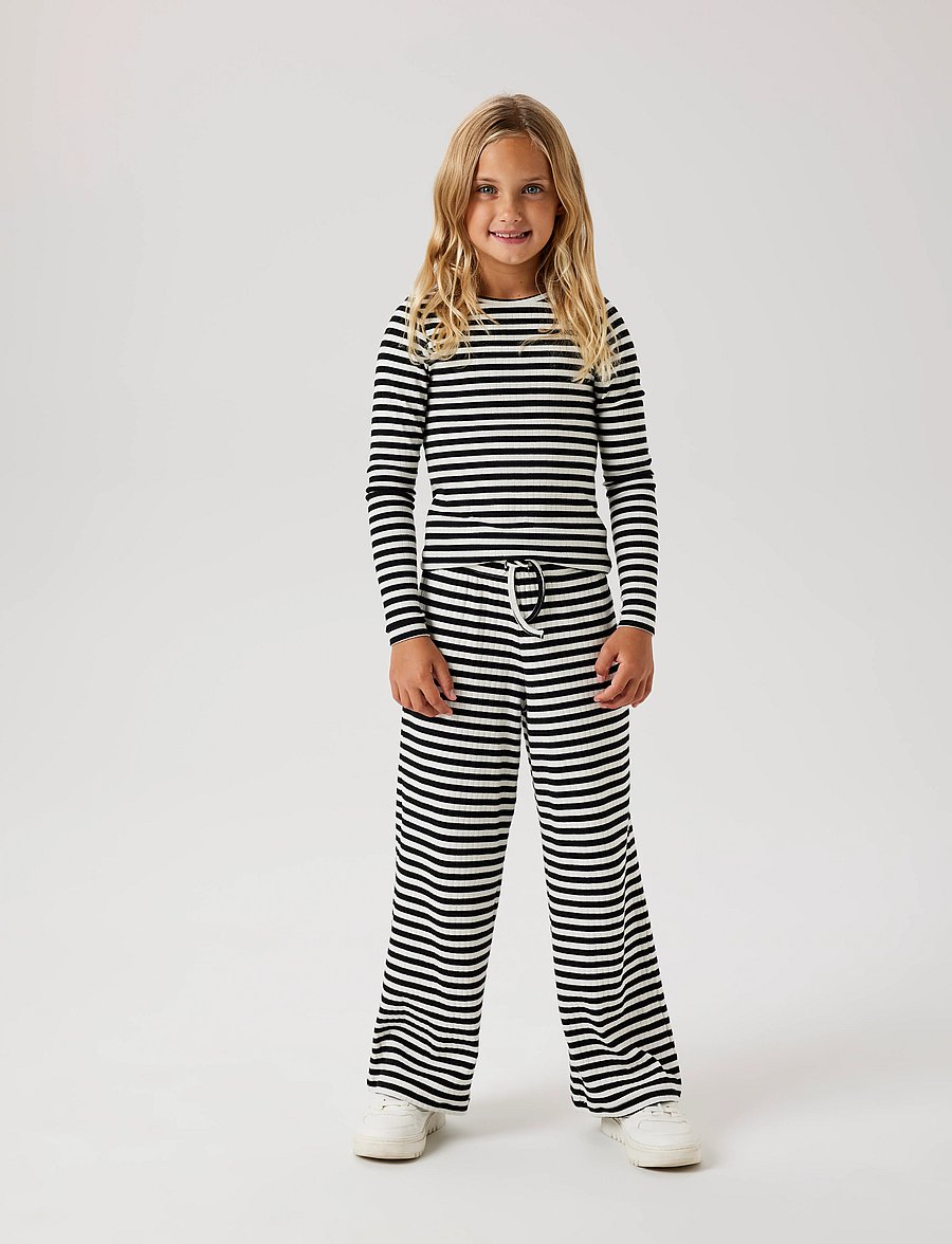 name it - NKFSURAJA STRAIGHT PANT NOOS - bukser - black - 3