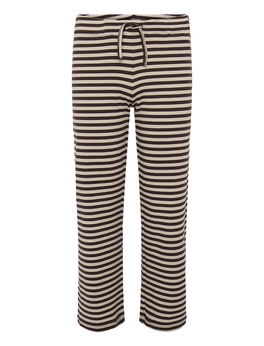 name it - NKFSURAJA STRAIGHT PANT NOOS - byxor - black coffee - 0