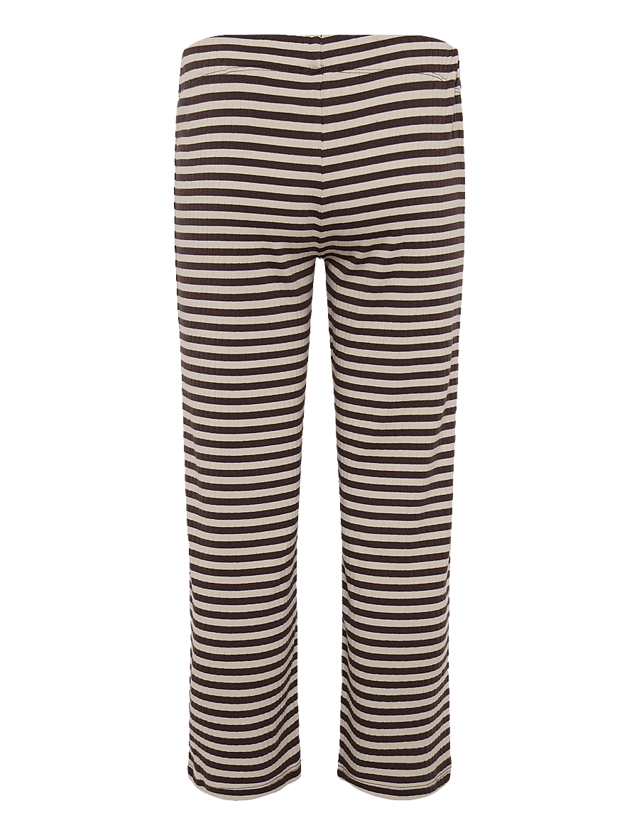 name it - NKFSURAJA STRAIGHT PANT NOOS - byxor - black coffee - 1