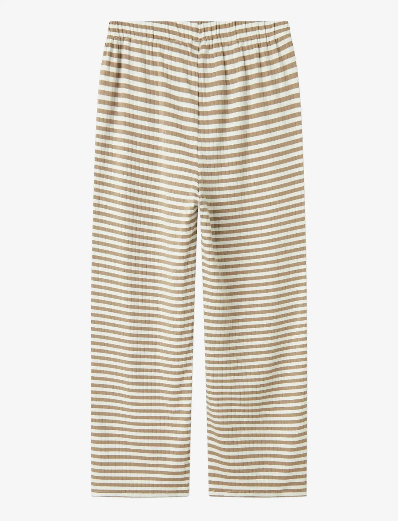 name it - NKFSURAJA STRAIGHT PANT NOOS - bukser - mocha meringue - 1