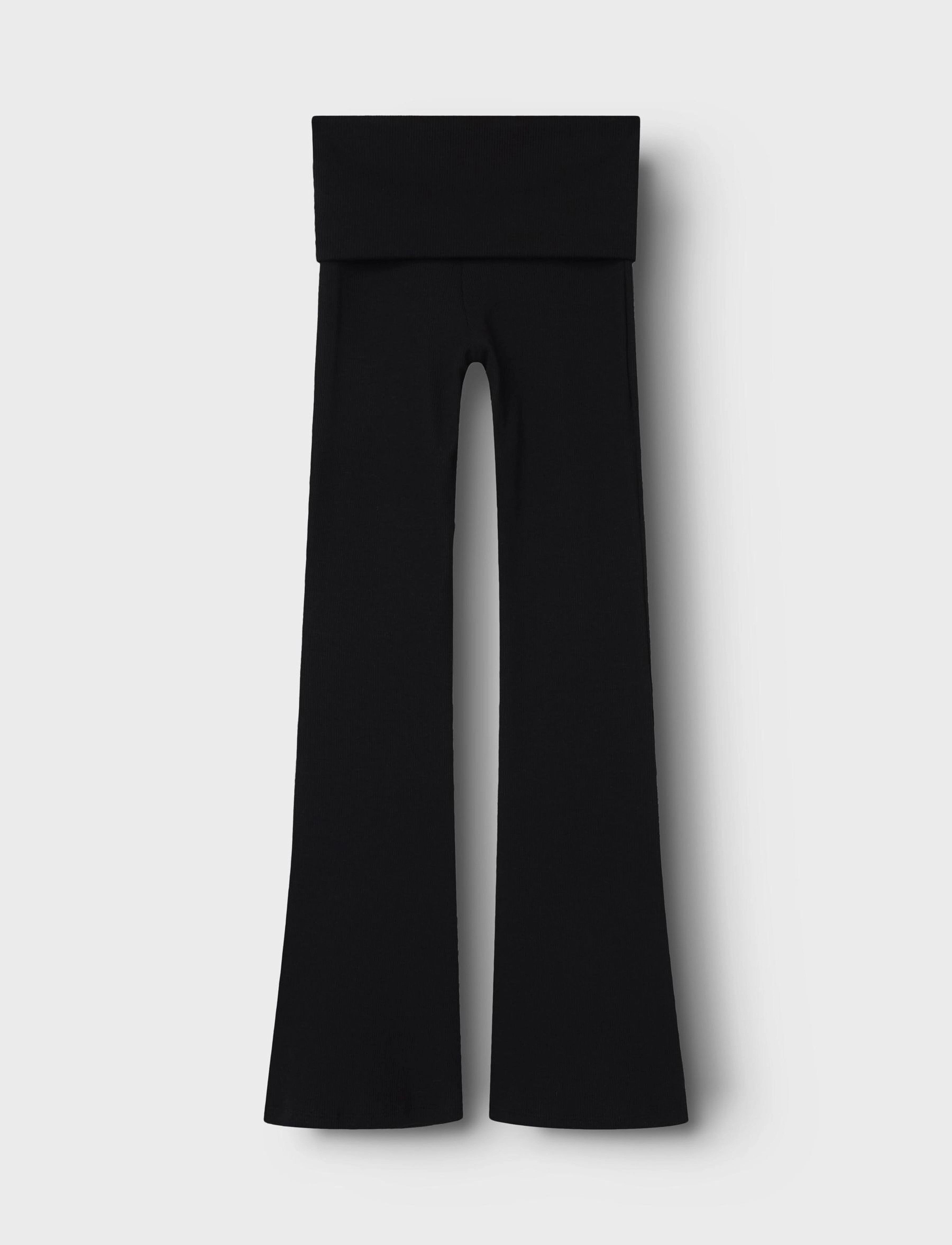 name it - NKFFIONEA FLARED PANT - black - 3
