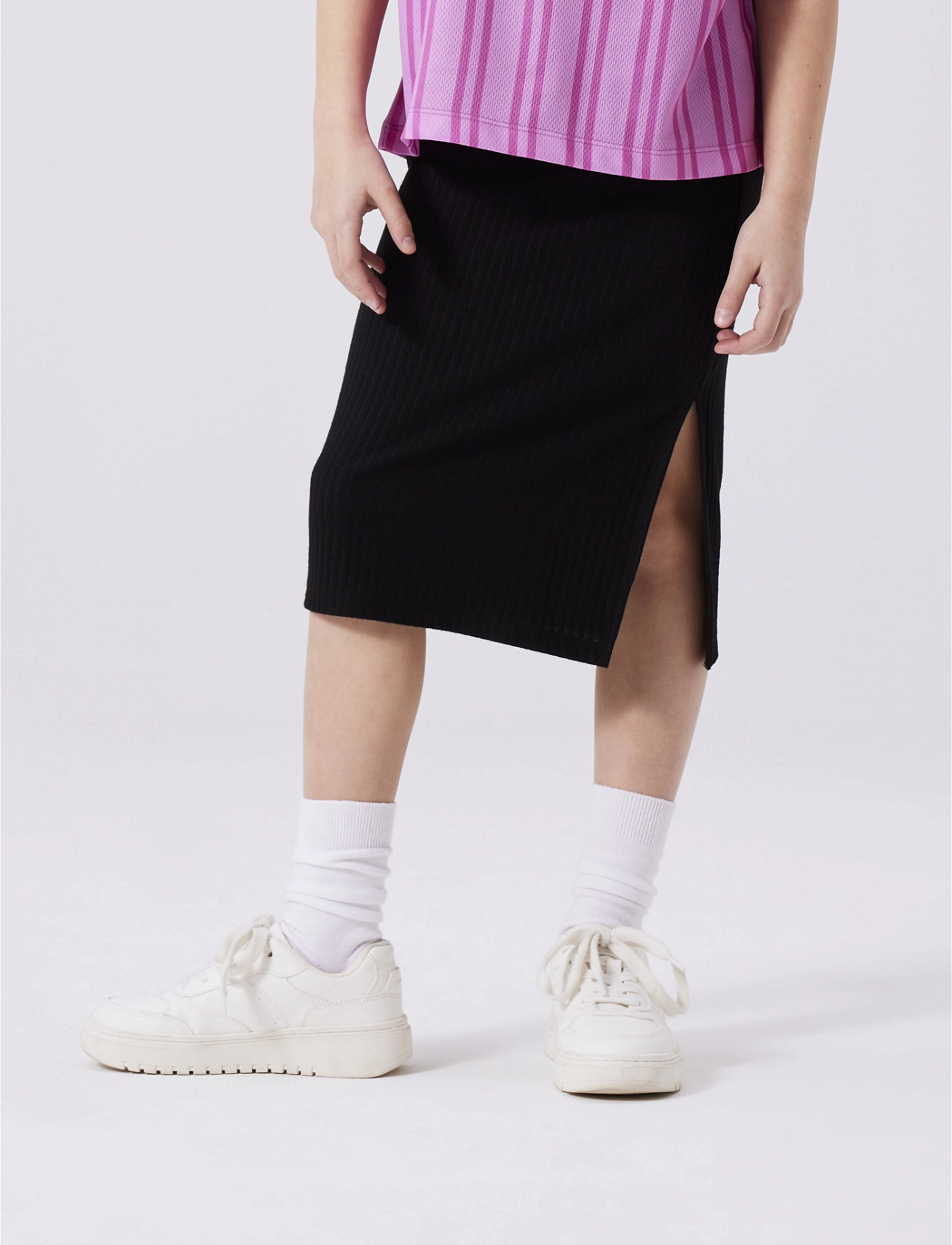 name it - NKFFRIDE SLIM SKIRT - black - 5