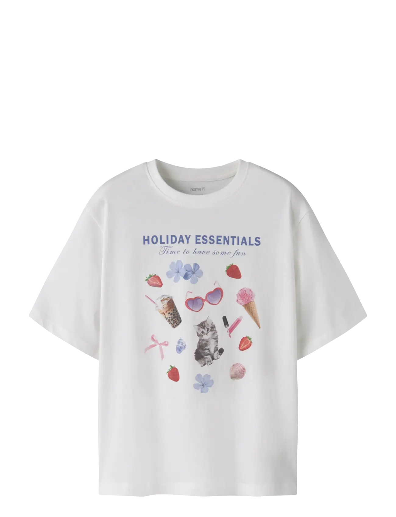 name it NKFVOTEA SS NREG TOP - Pakkumised - CLOUD DANCER / white