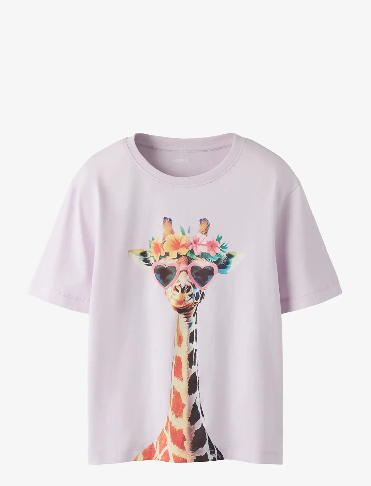 name it - NKFVOTEA SS NREG TOP - short-sleeved t-shirts - lavender fog - 1
