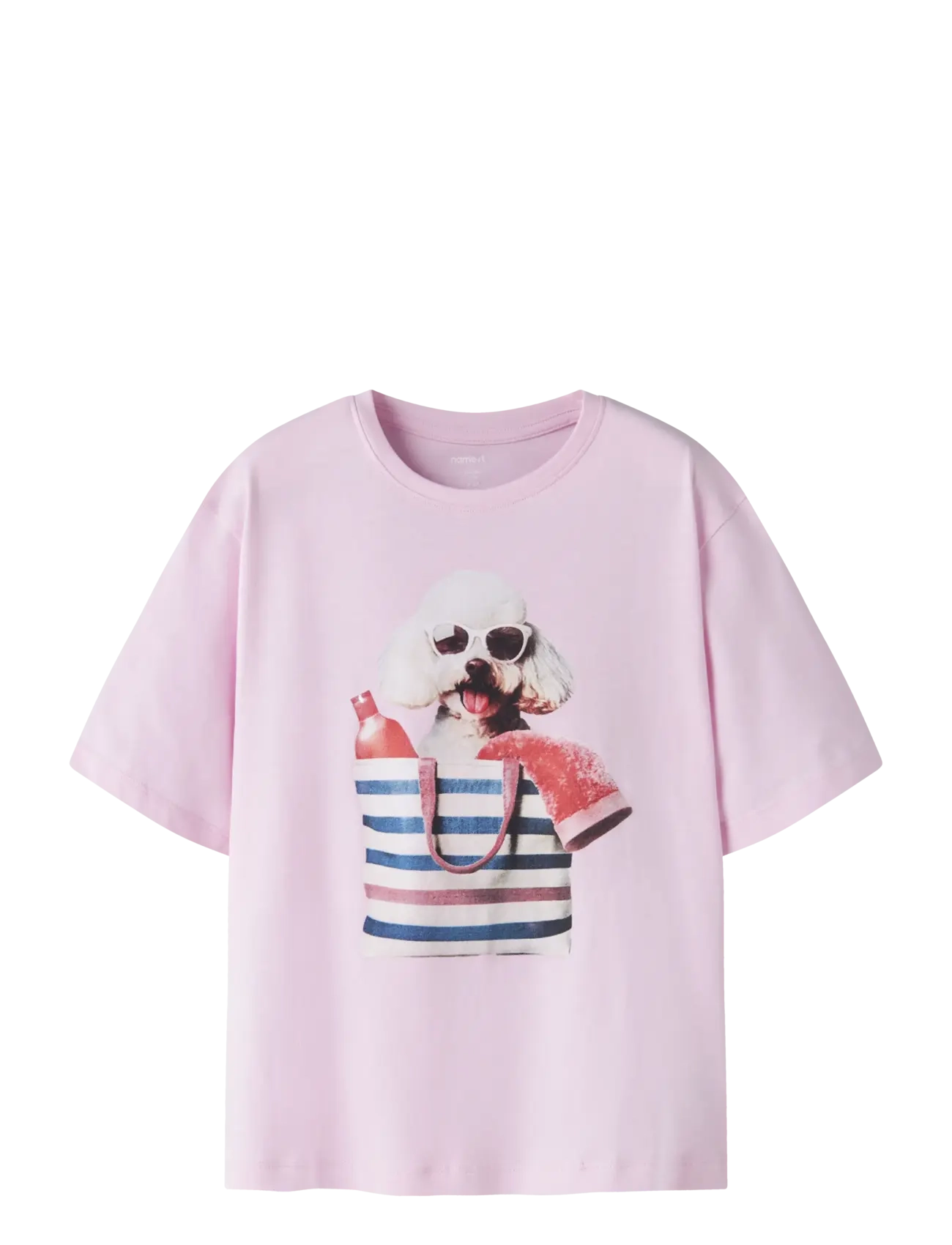 name it NKFVOTEA SS NREG TOP - Apģērbi - PIROUETTE / pink/rose