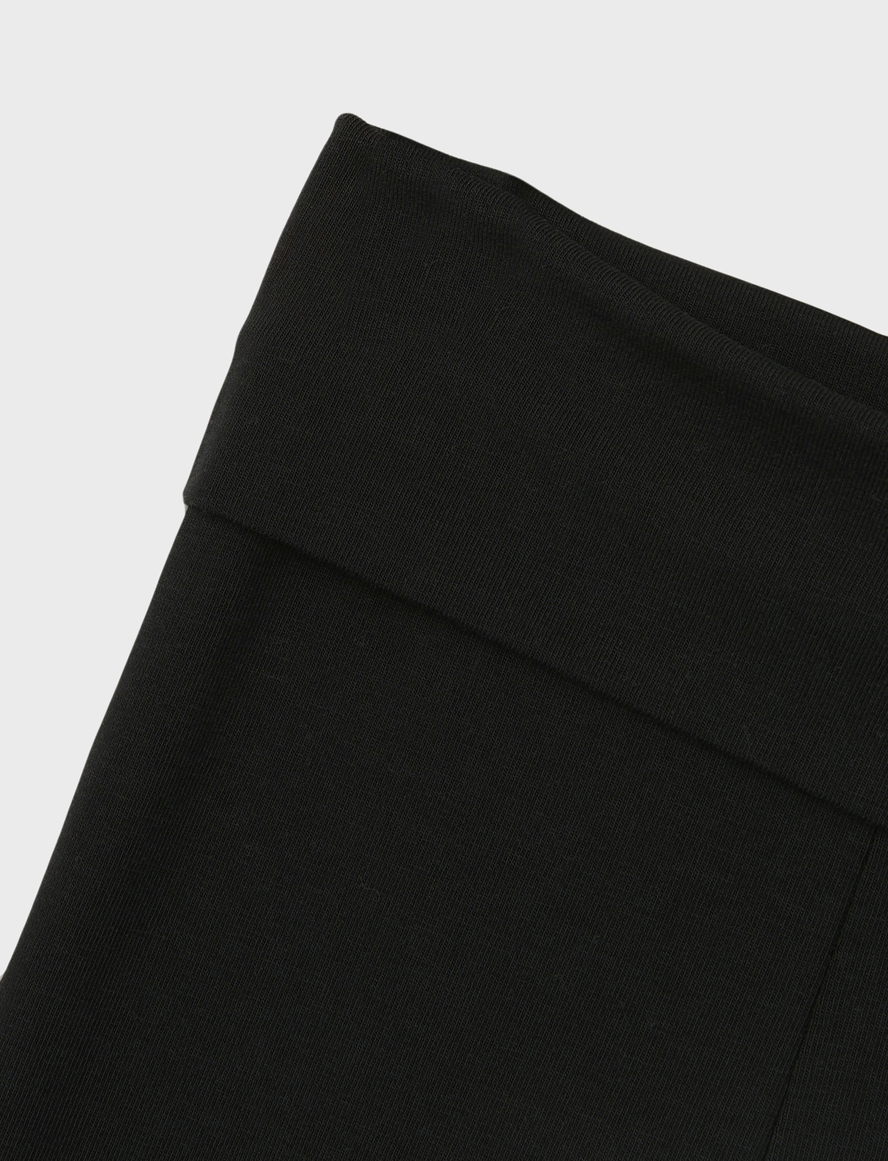 name it - NMFHELENA FOLDED DOWN BOOTCUT PANT - black - 3