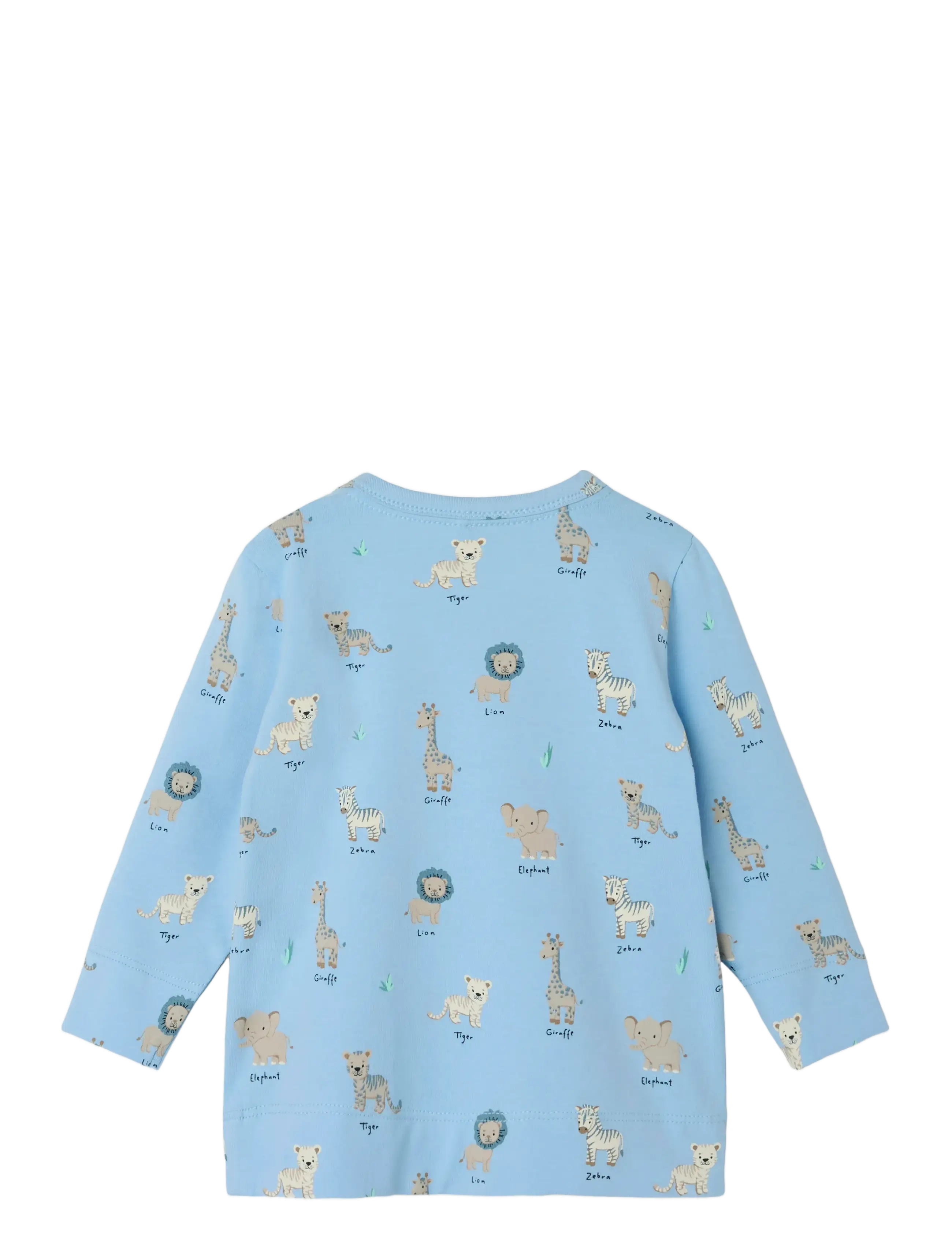 name it - NBMJANN LS TOP - chambray blue - 2
