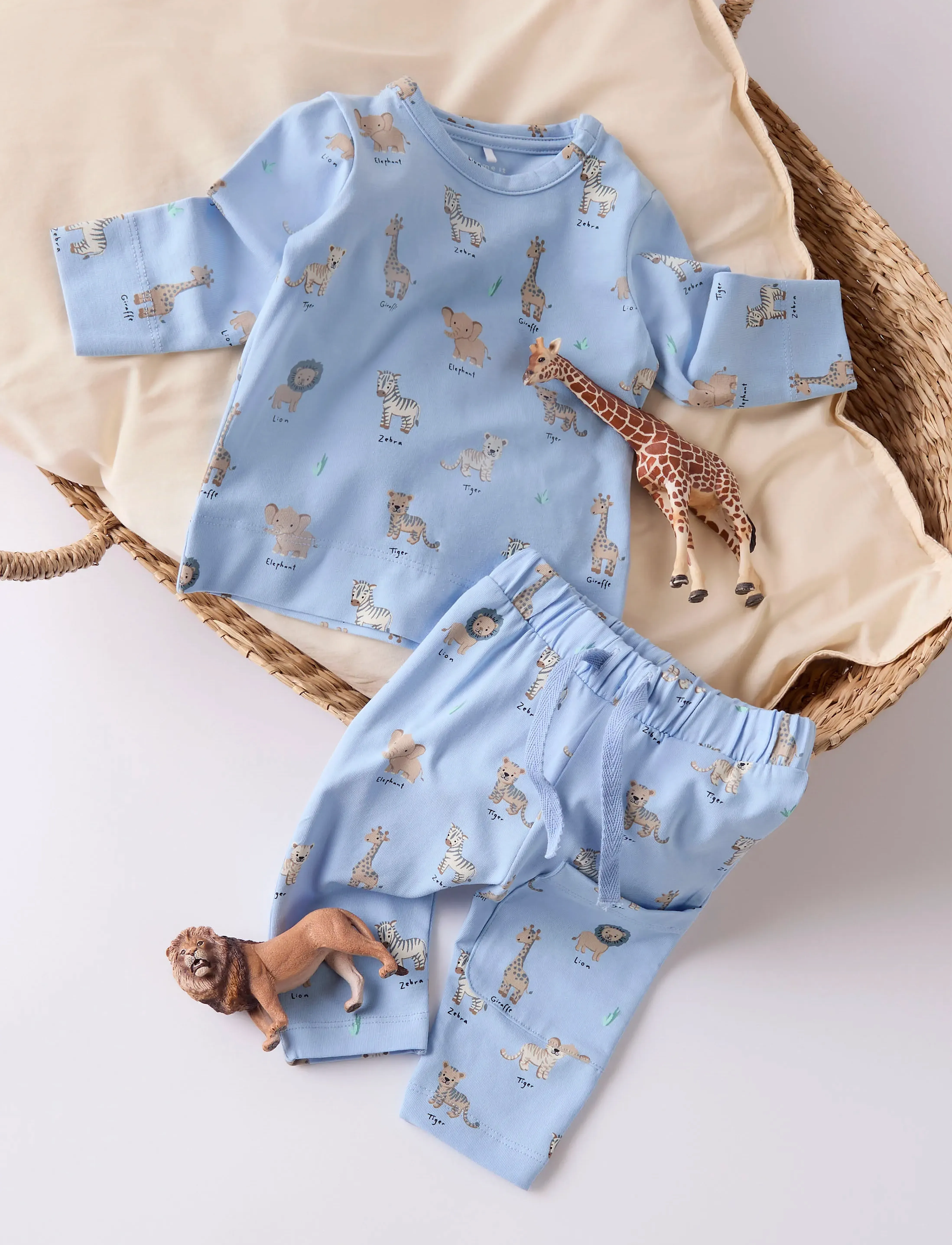 name it - NBMJANN LS TOP - chambray blue - 3