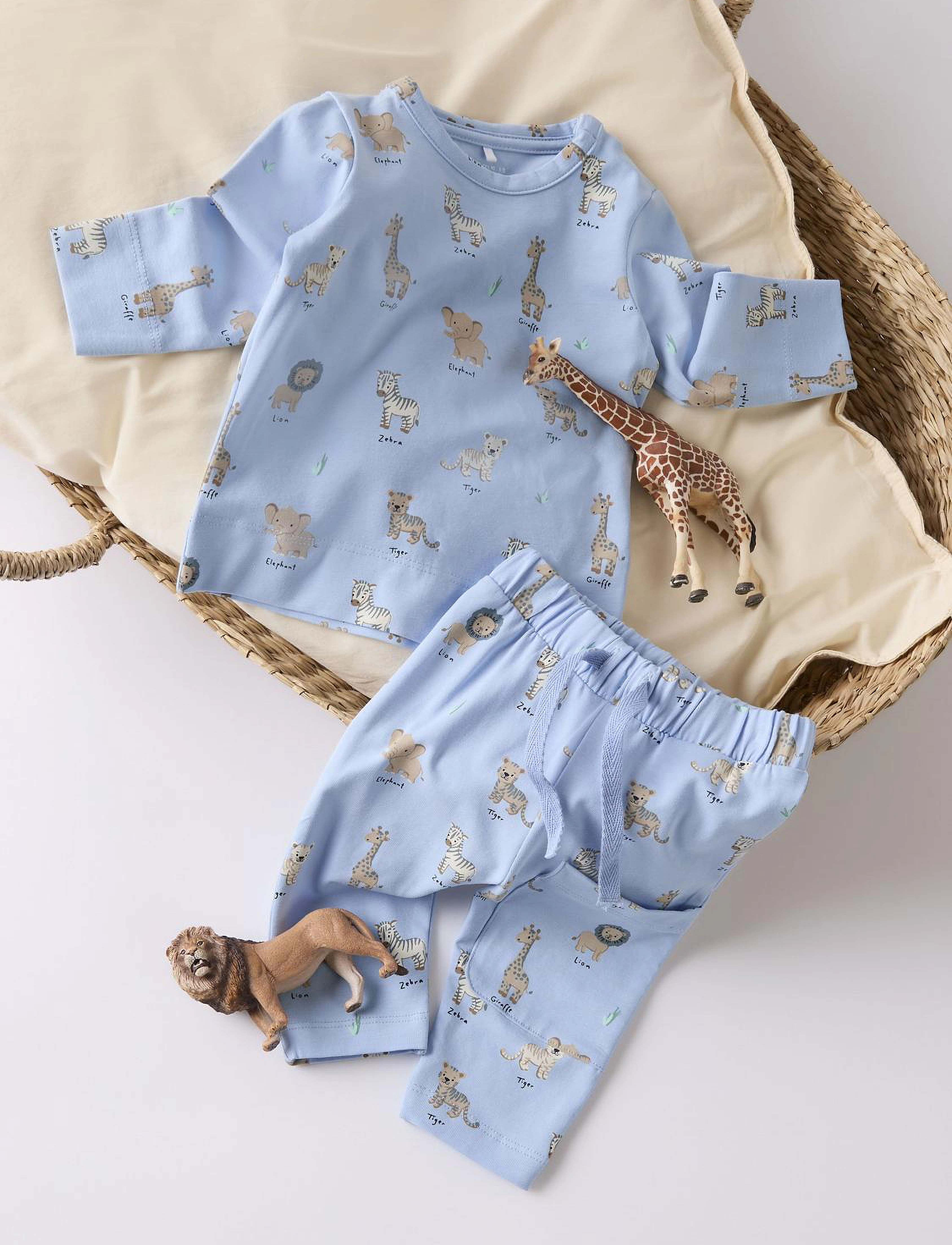 name it - NBMJANN PANT - chambray blue - 5